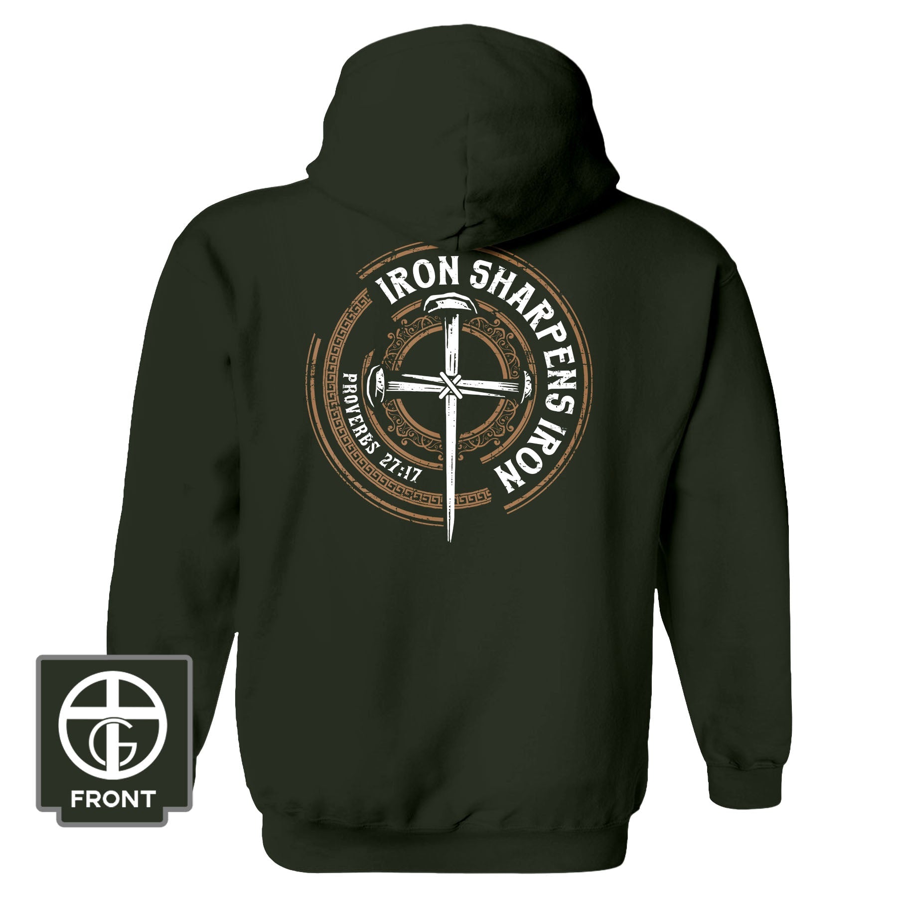 Iron Sharpens Iron - Proverbs 27:17 Fall Collection Hoodie - Our True God
