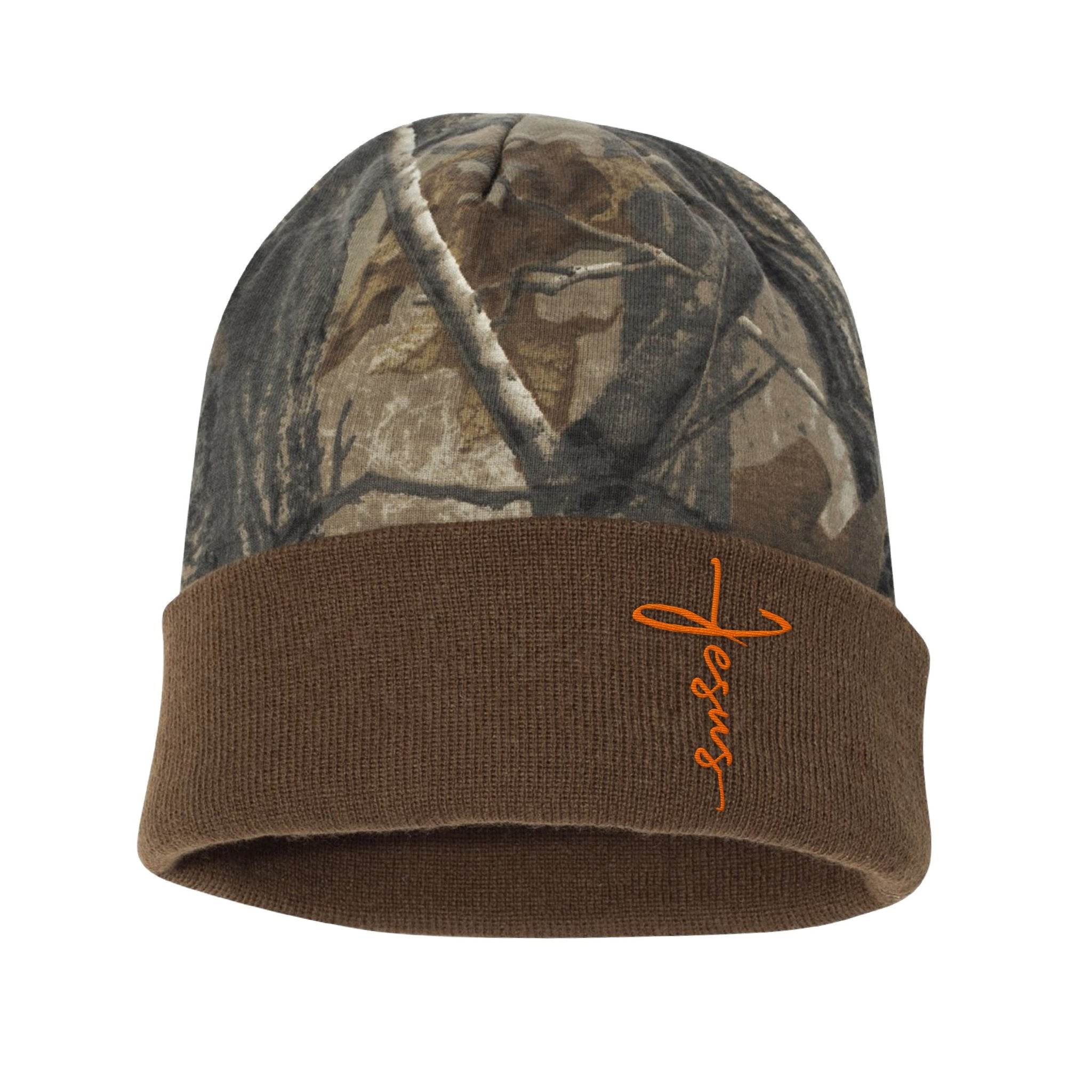 Jesus Cross Realtree® Camo Hunting Beanie - Our True God