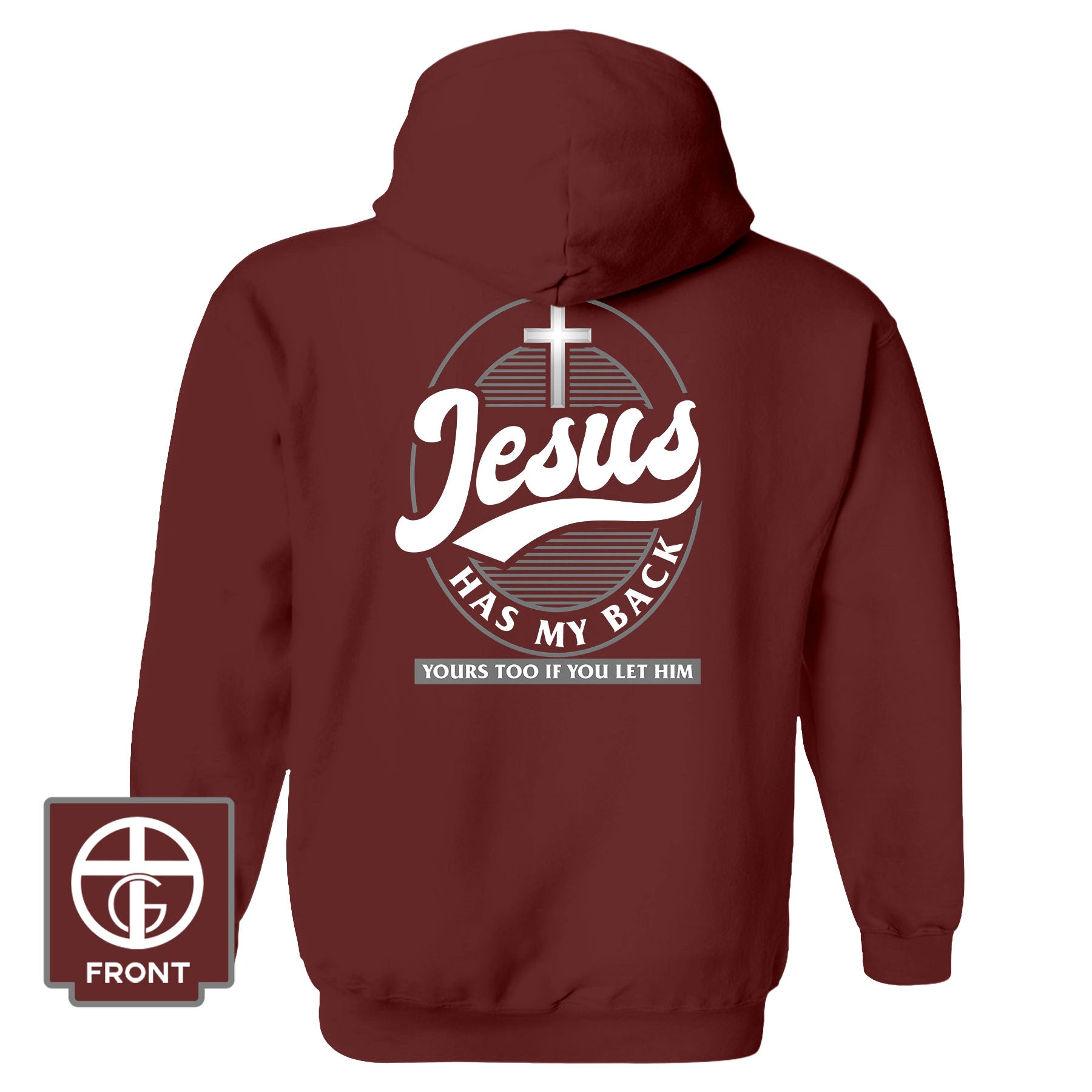 Jesus Has My Back Fall Collection Hoodie - Our True God