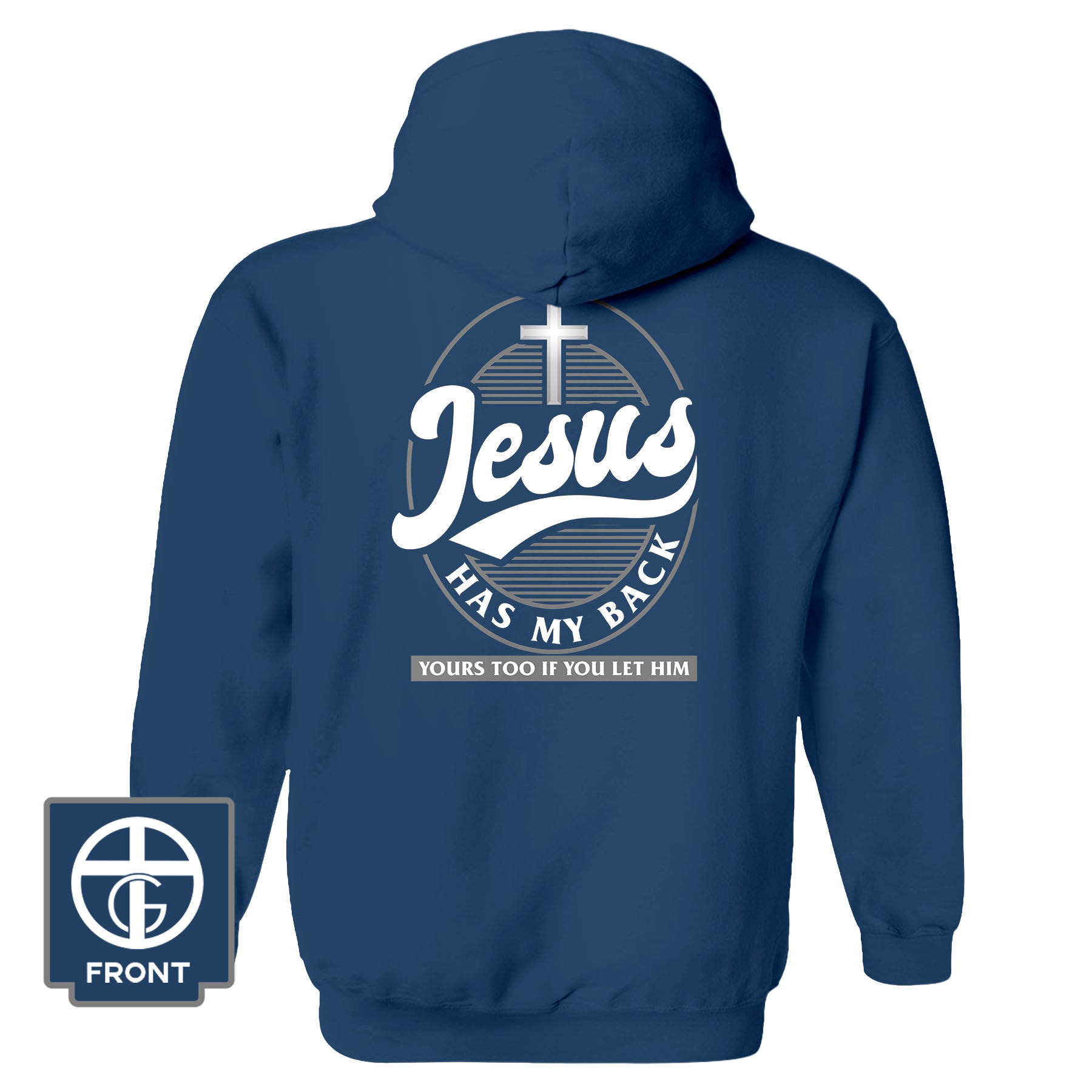 Jesus Has My Back Fall Collection Hoodie - Our True God