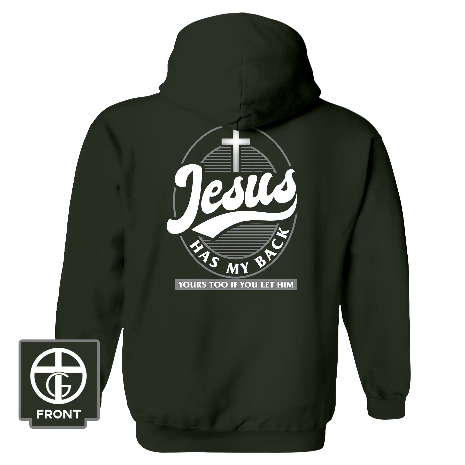 Jesus Has My Back Fall Collection Hoodie - Our True God