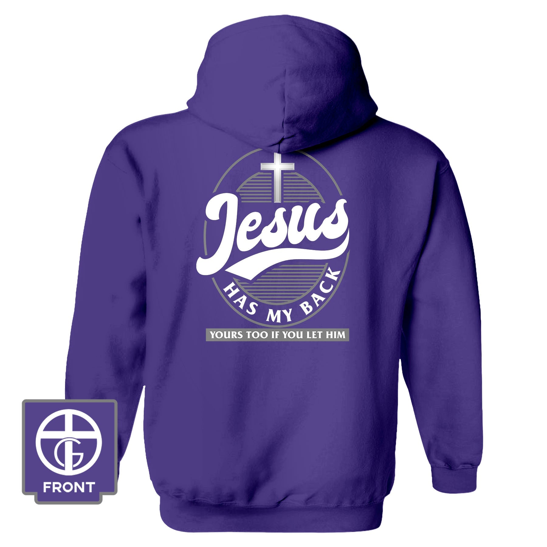 Jesus Has My Back Fall Collection Hoodie - Our True God