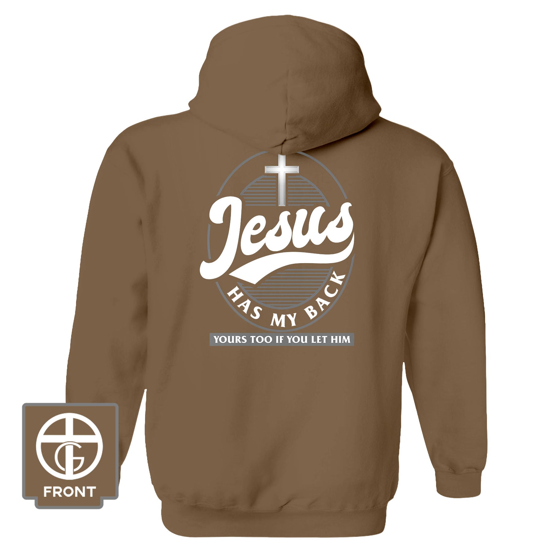 Jesus Has My Back Fall Collection Hoodie - Our True God