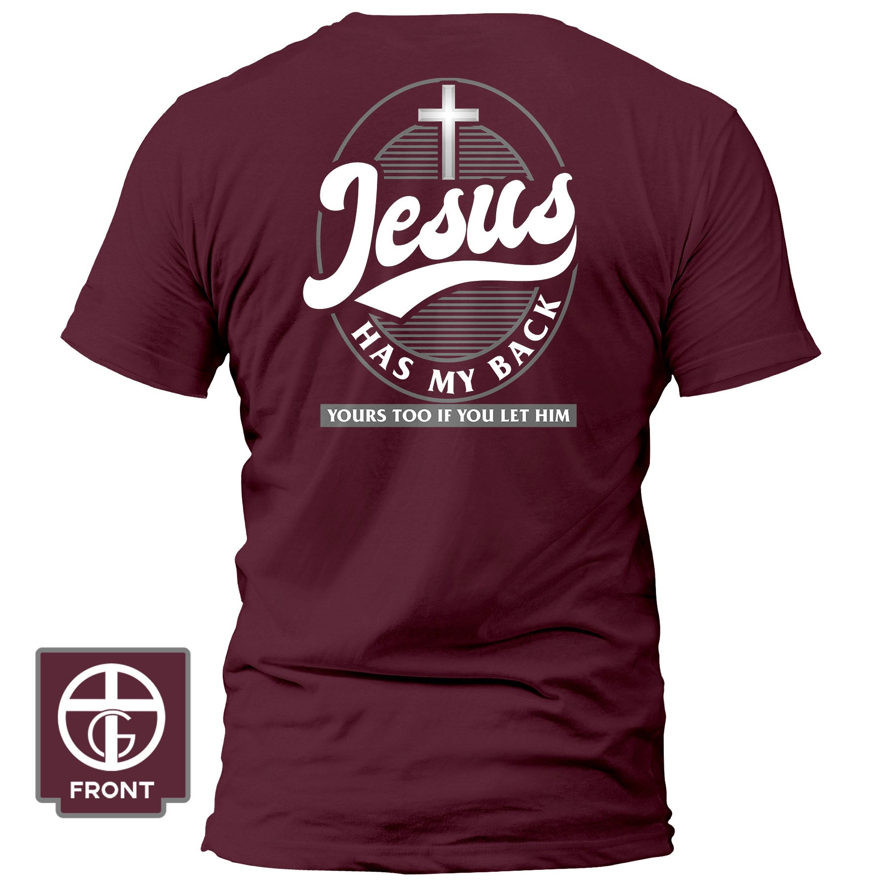 Jesus Has My Back Fall Collection T-Shirt - Our True God