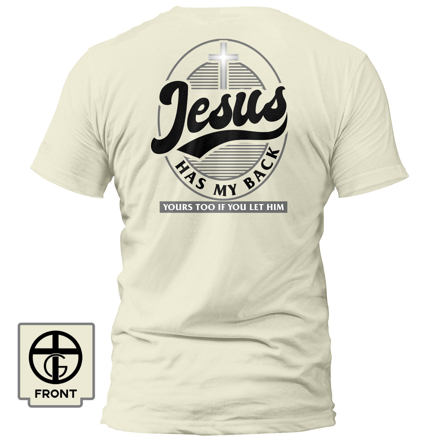 Jesus Has My Back Fall Collection T-Shirt - Our True God