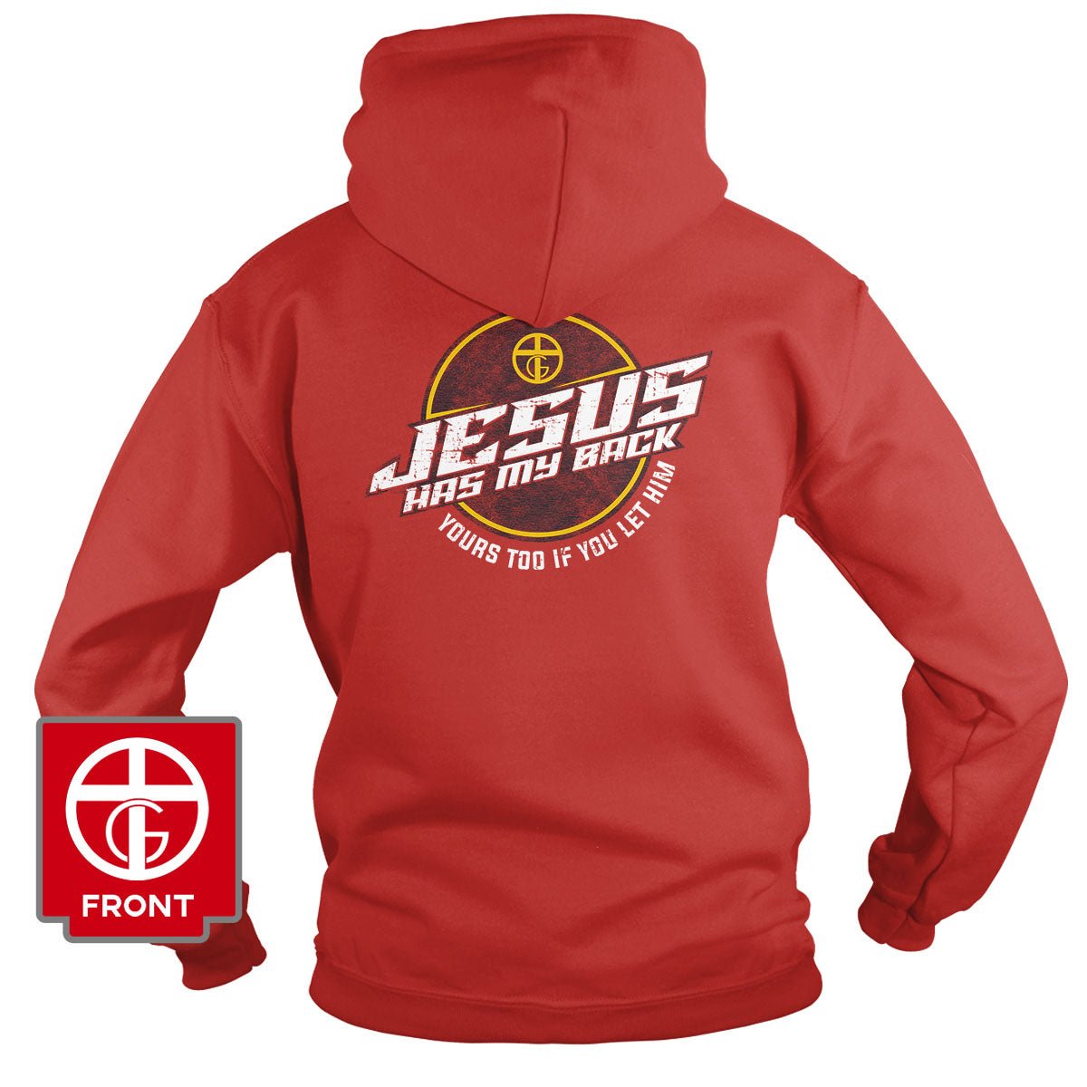 Jesus Has My Back Hoodie - Our True God