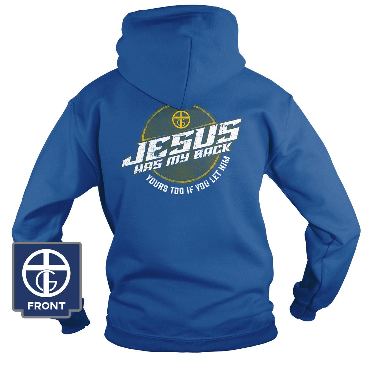 Jesus Has My Back Hoodie - Our True God