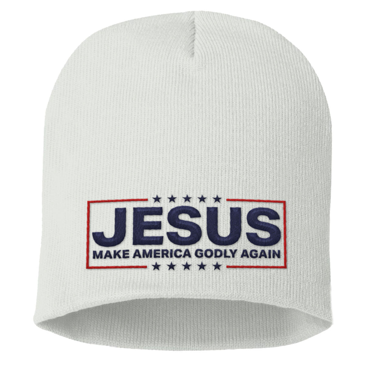Jesus Make America Godly Again Beanies - Our True God