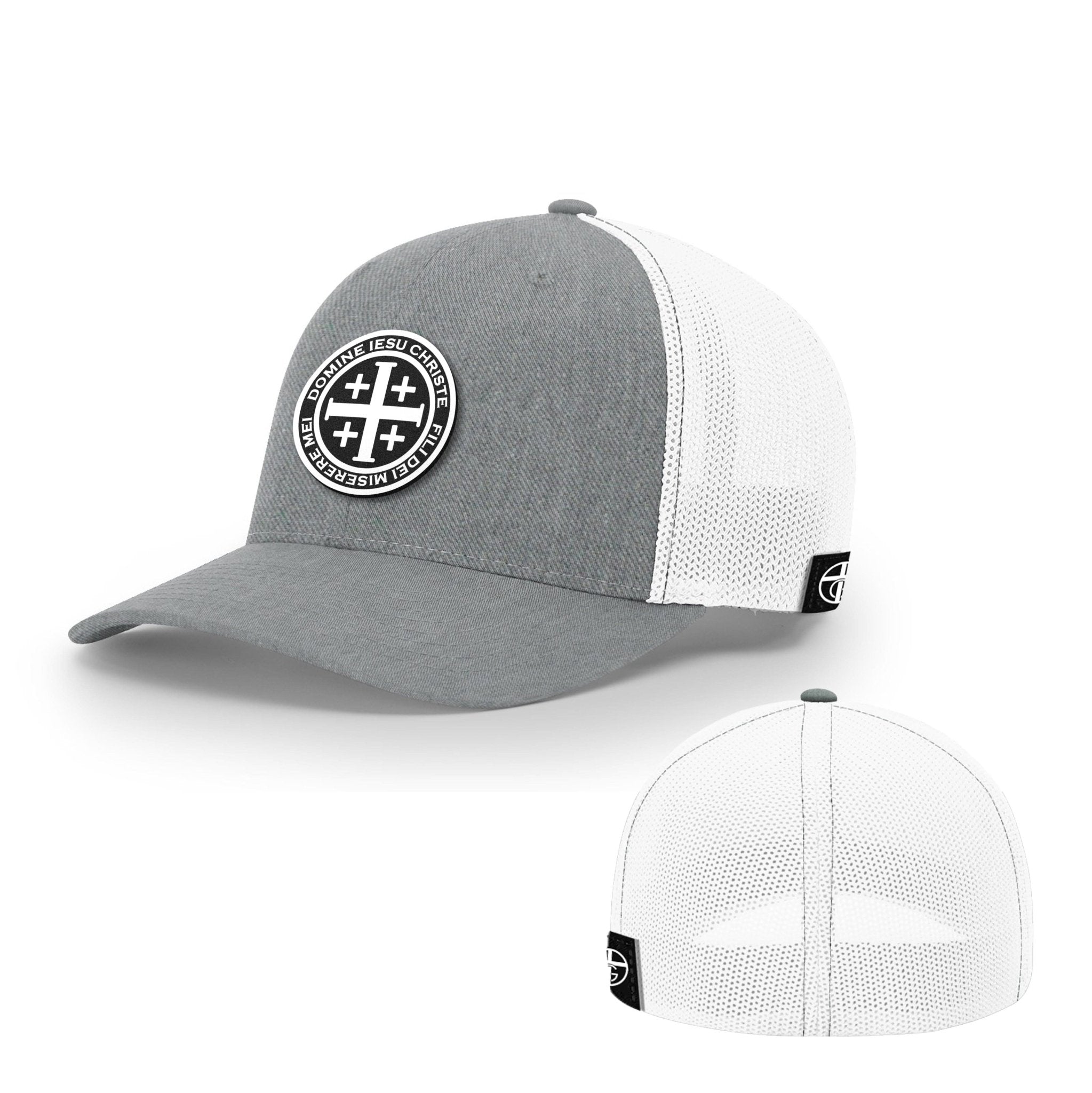 Latin Cross Circle Patch Hats - Our True God