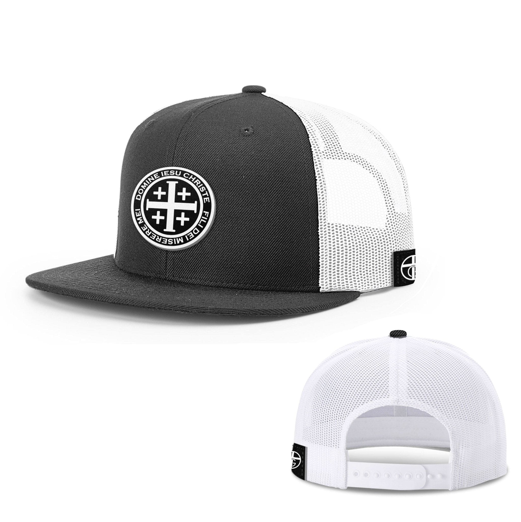 Latin Cross Circle Patch Hats - Our True God