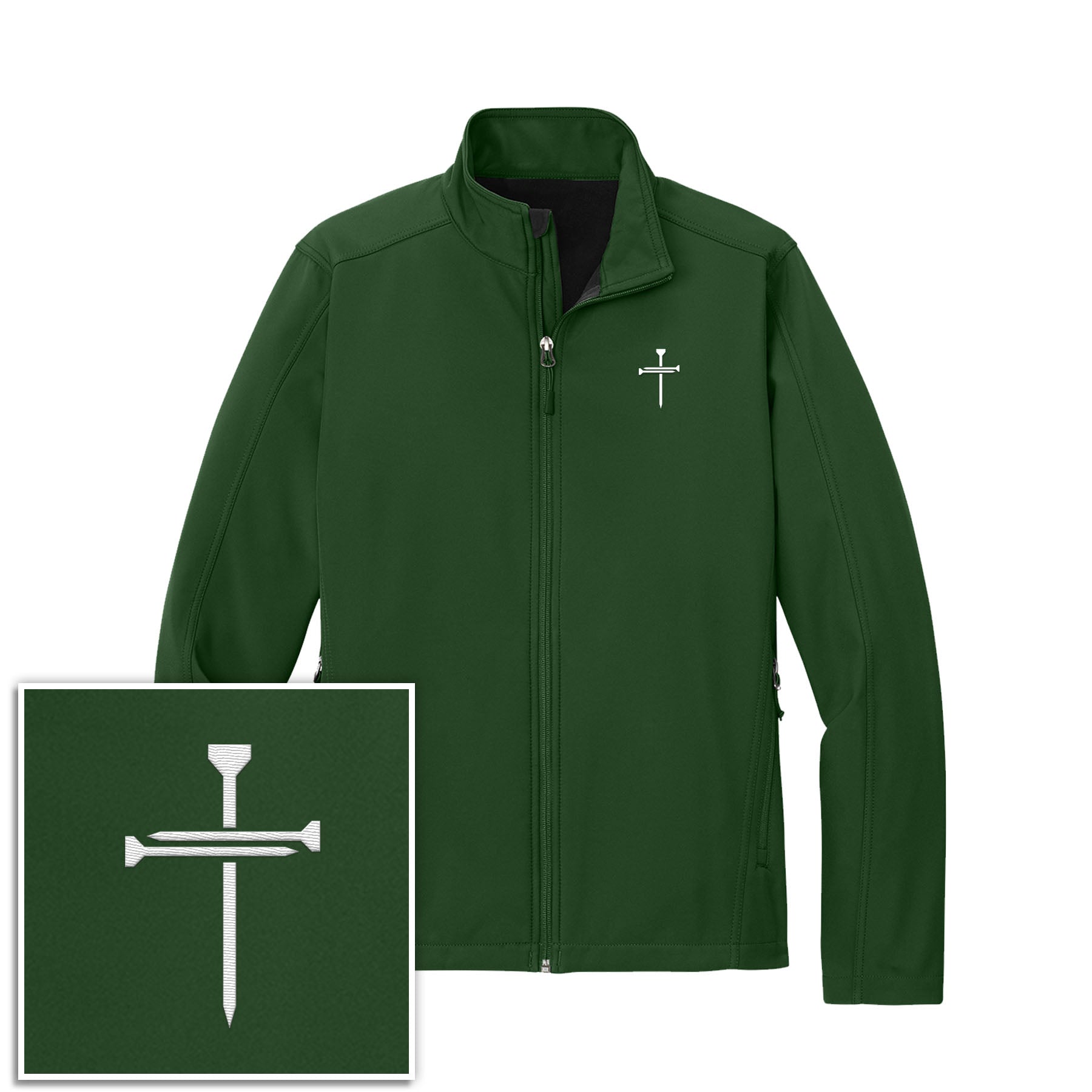Nail Cross Core Soft Shell Jacket - Our True God