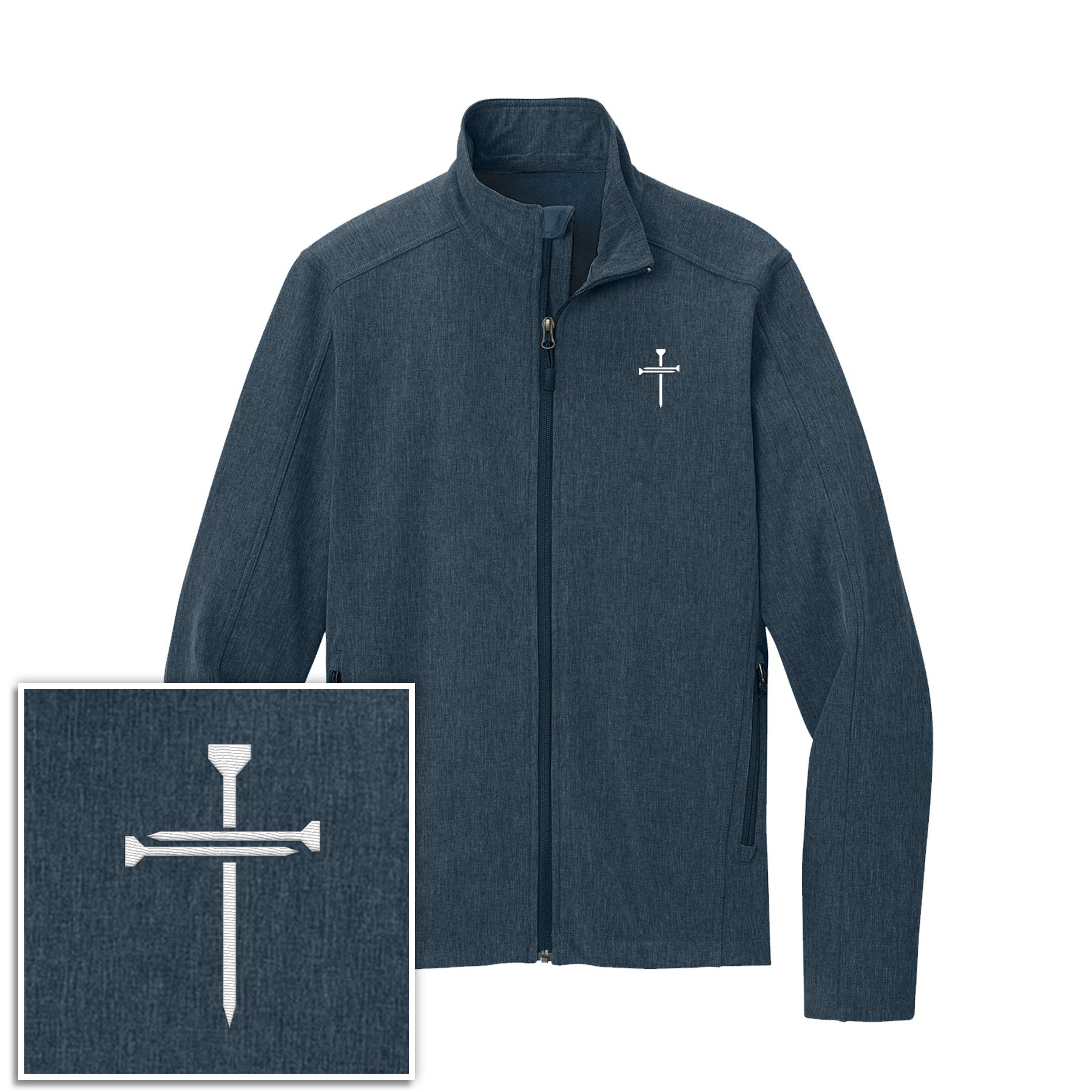 Nail Cross Core Soft Shell Jacket - Our True God