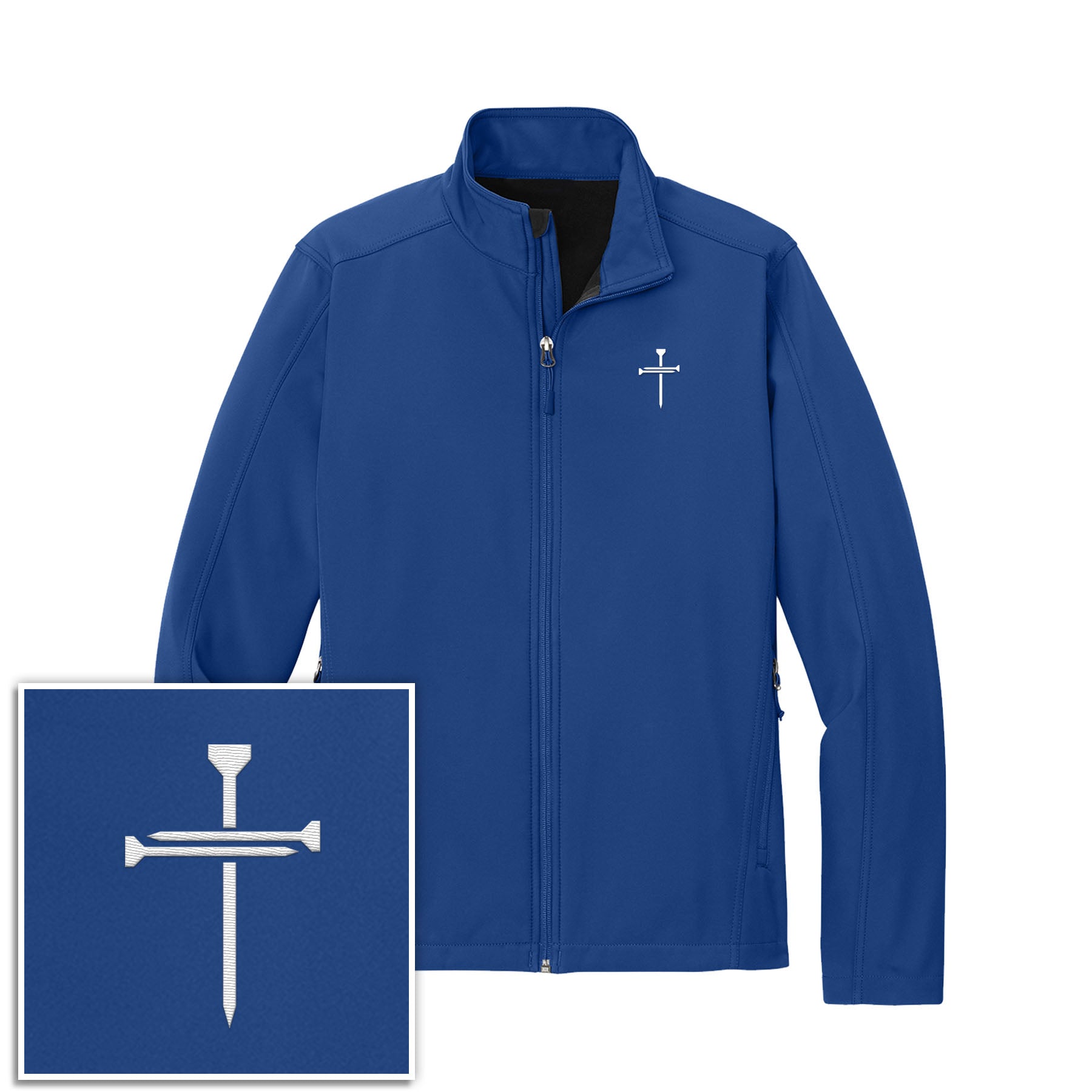 Nail Cross Core Soft Shell Jacket - Our True God