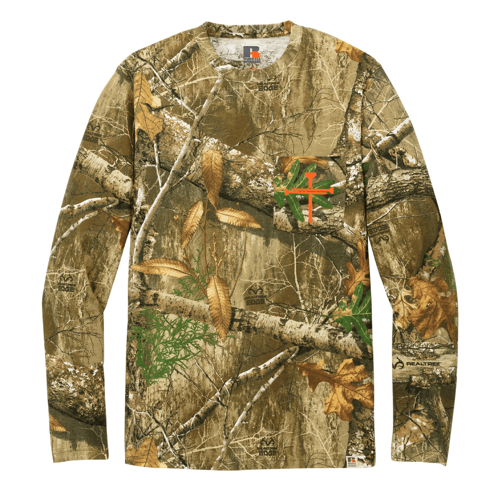 Nail Cross Realtree® Camo Long Sleeve Pocket T-Shirt - Our True God
