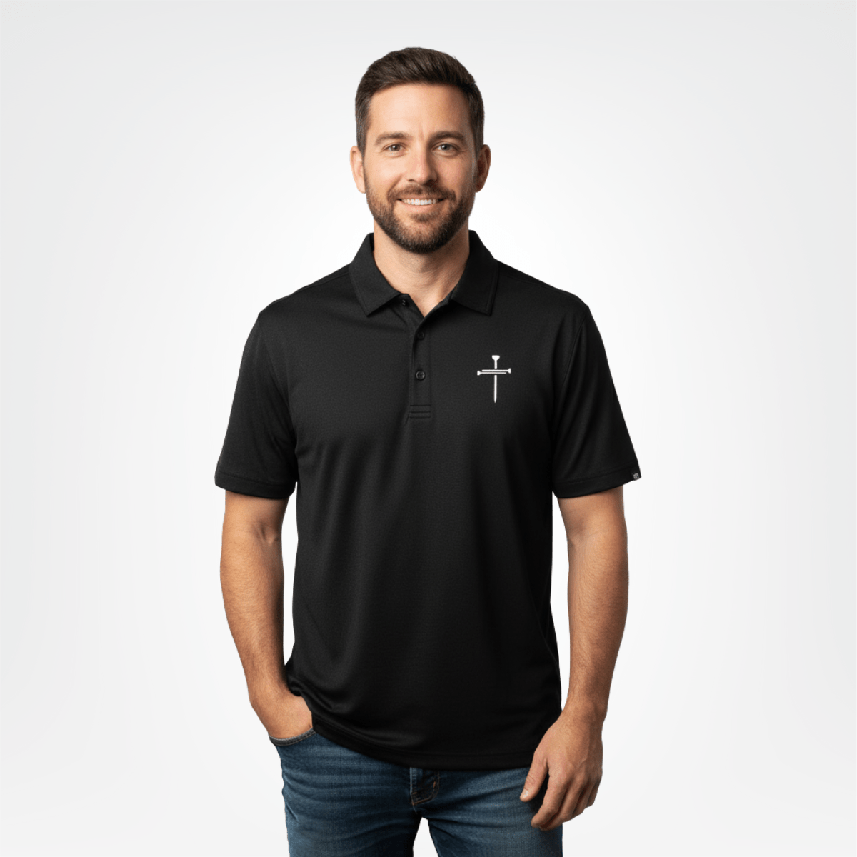 Nail Cross TravisMathew Polo - Our True God