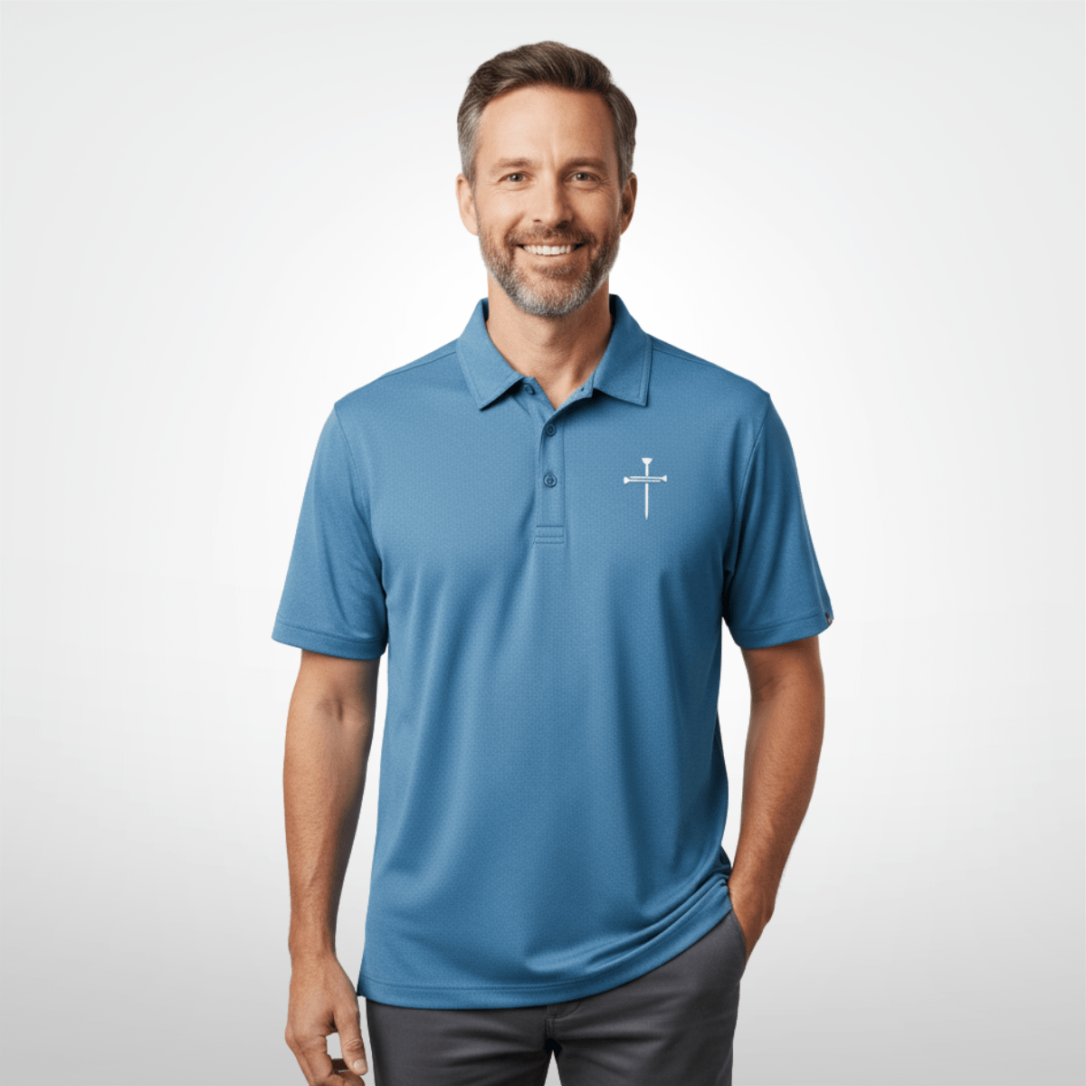 Nail Cross TravisMathew Polo - Our True God