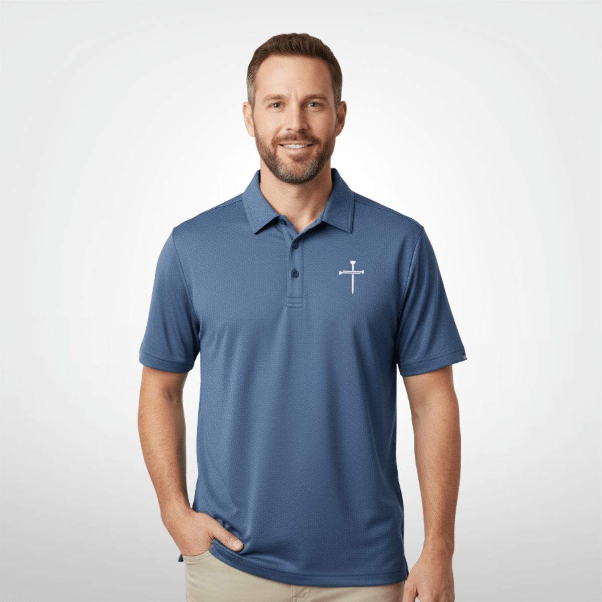 Nail Cross TravisMathew Polo - Our True God