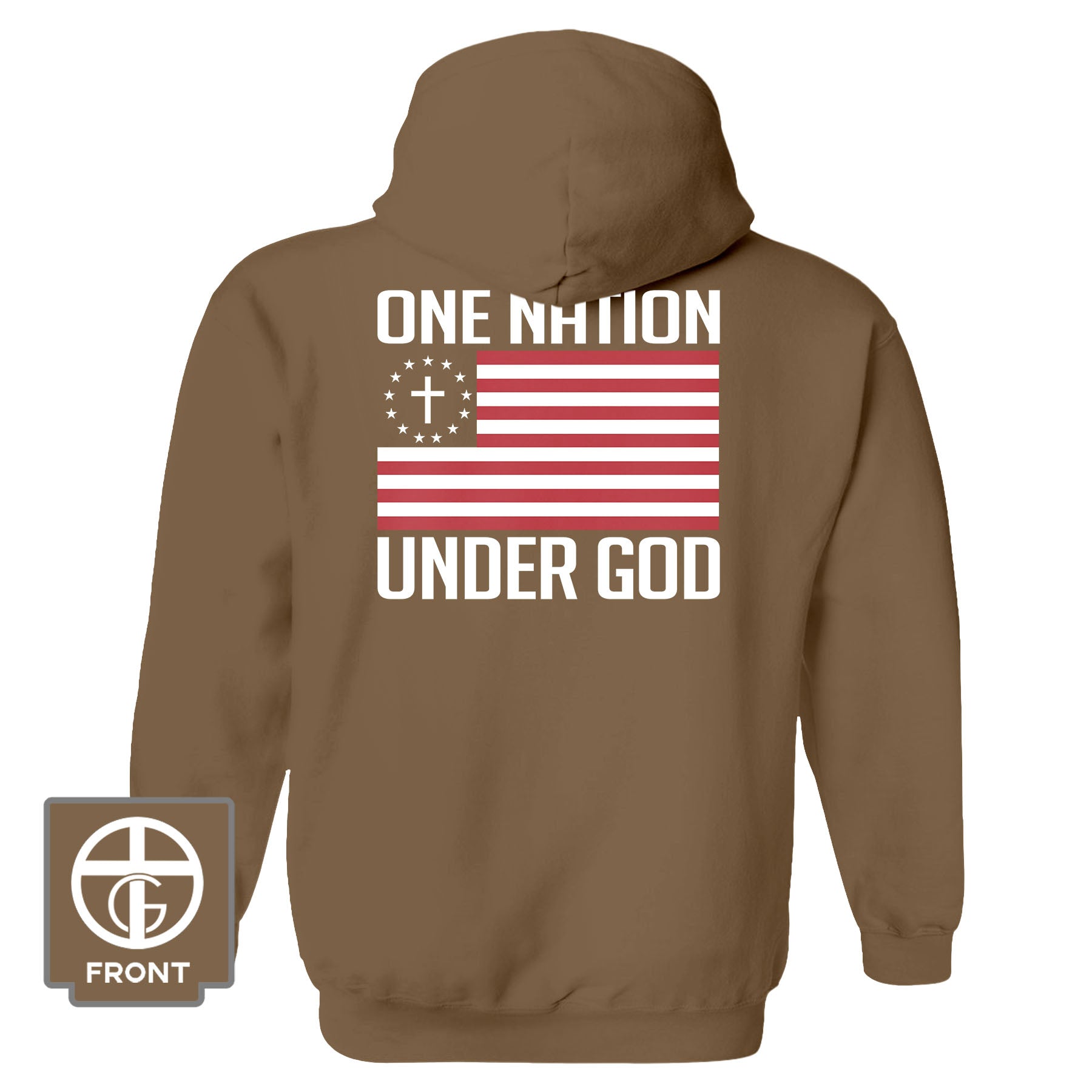 One Nation Under God Fall Collection Hoodie - Our True God