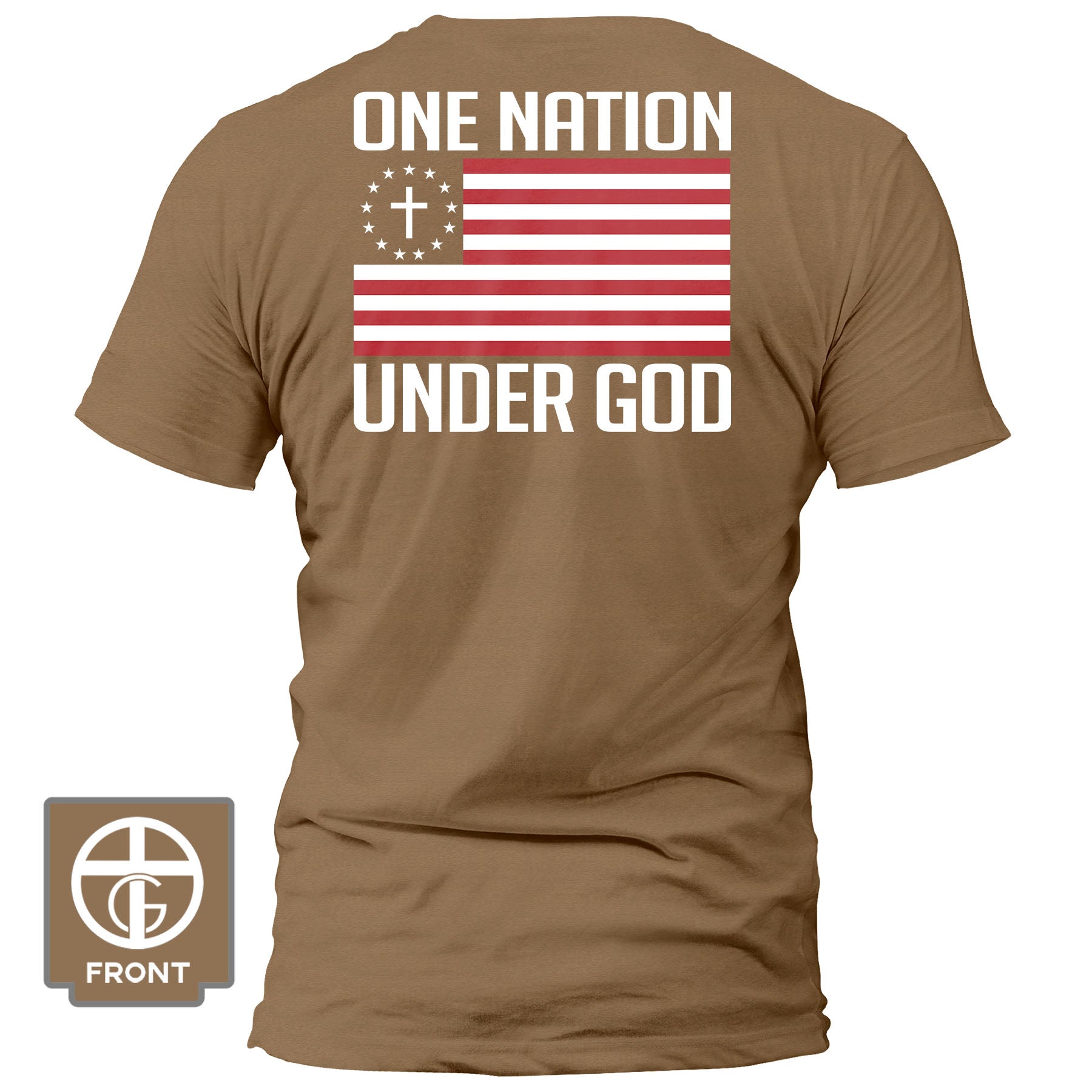 One Nation Under God Fall Collection T-Shirt - Our True God
