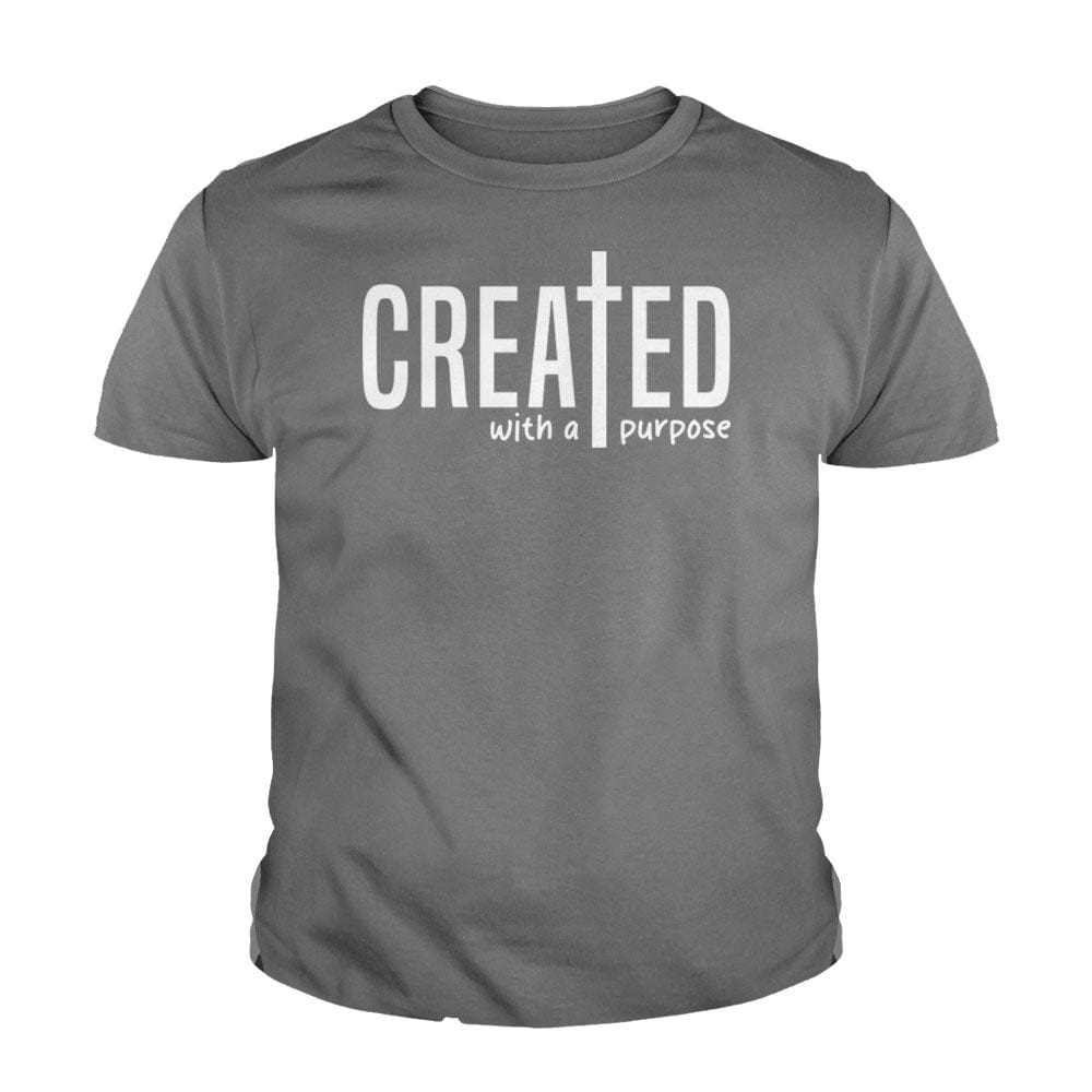 Our True God Apparel CREATED with a Purpose Kids Shirts