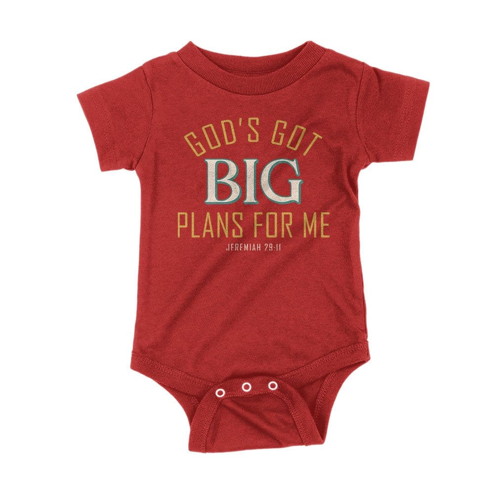 Our True God Apparel God's Got Big Plans For Me - Jeremiah 29:11 Kids Shirts
