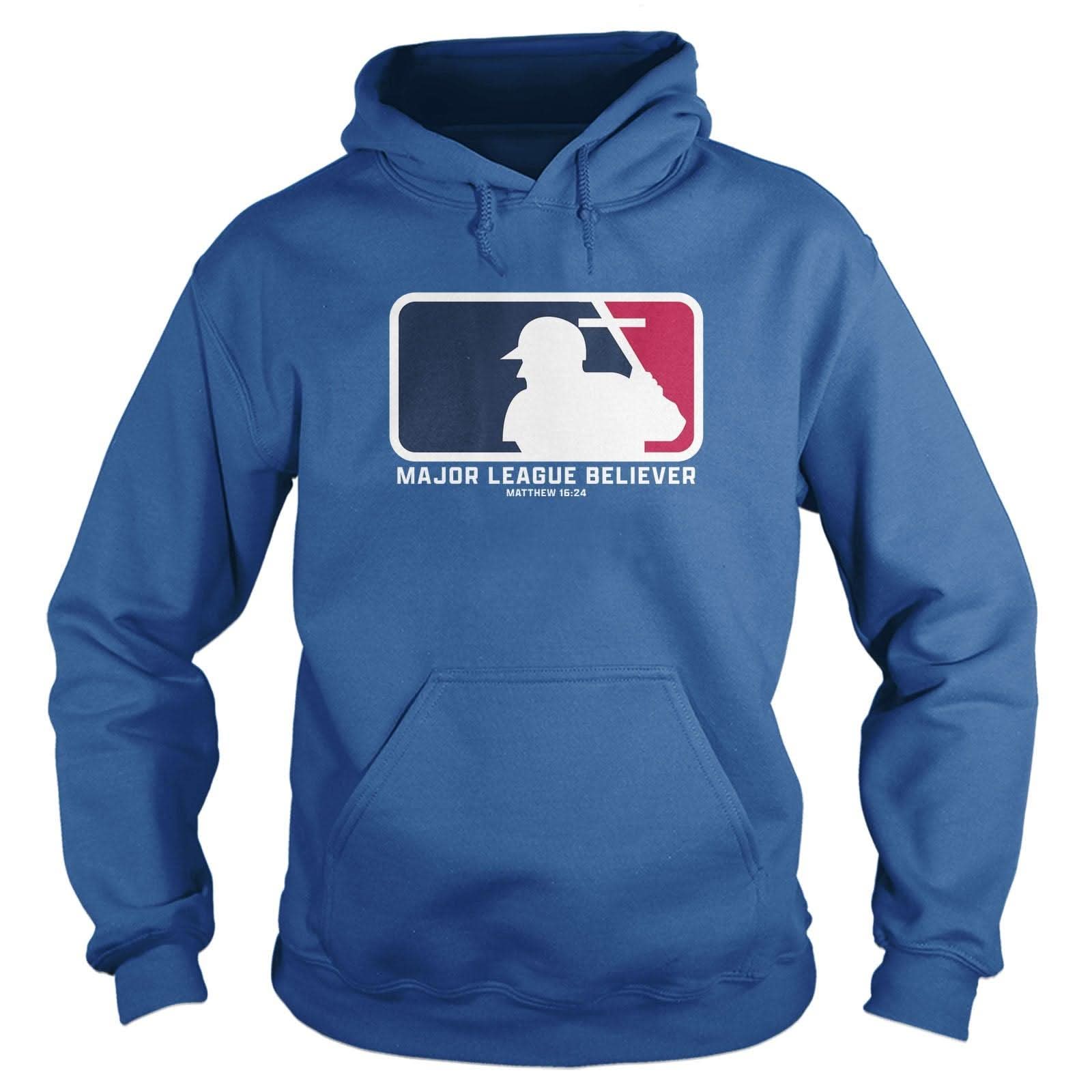 Our True God Apparel Hoodie / Royal Blue / S Major League Believer Hoodie