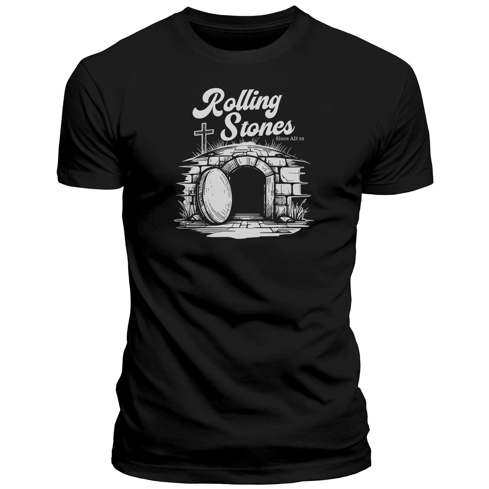 Our True God Apparel T-Shirt / Black / S Rolling Stones T-Shirt