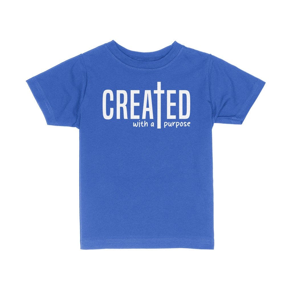 Our True God Apparel Toddler / Royal Blue / 2T CREATED with a Purpose Kids Shirts