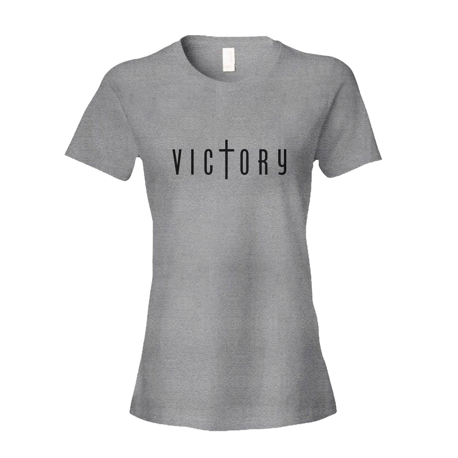 Our True God Apparel Women's Shirt / Grey / S Victory