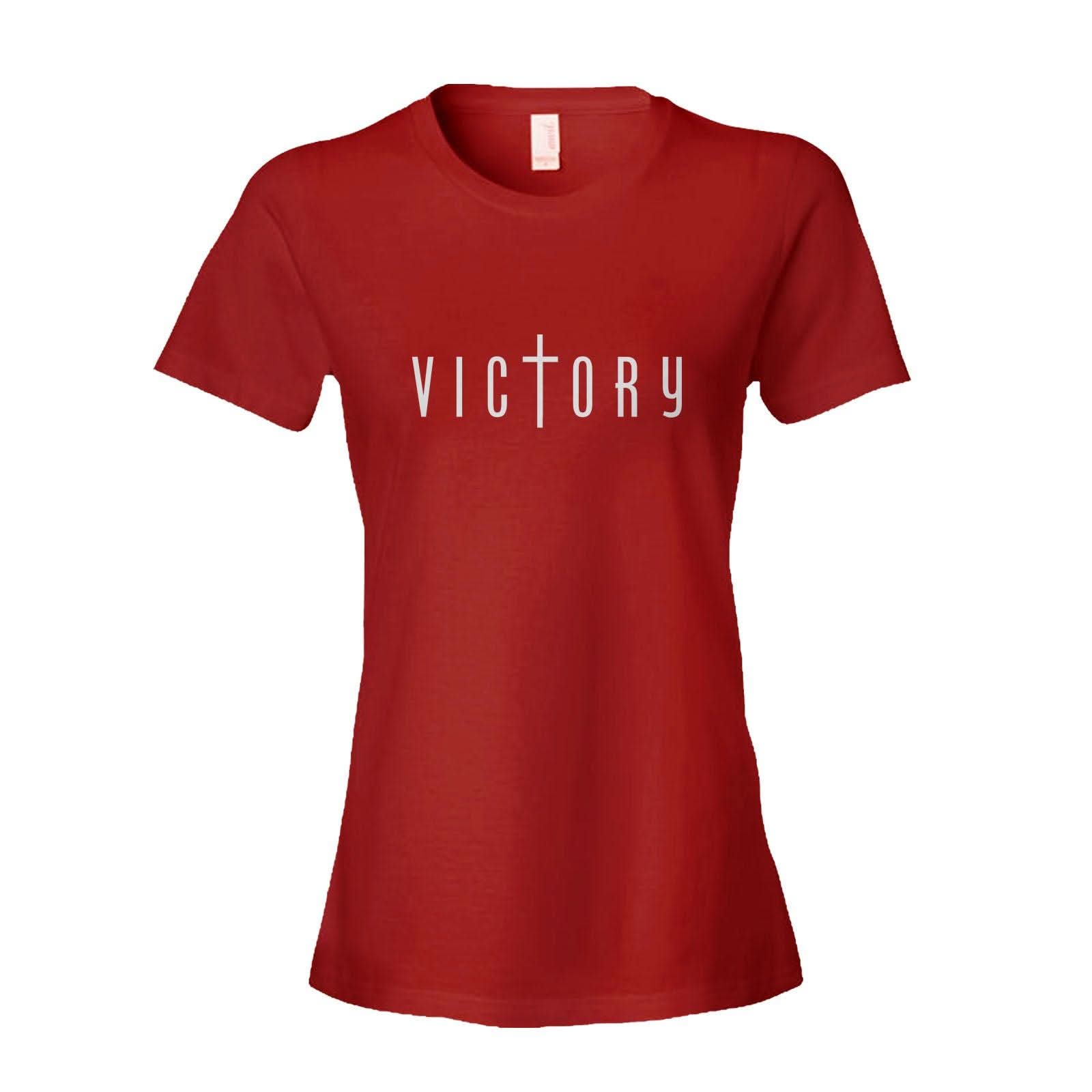 Our True God Apparel Women's Shirt / Red / S Victory