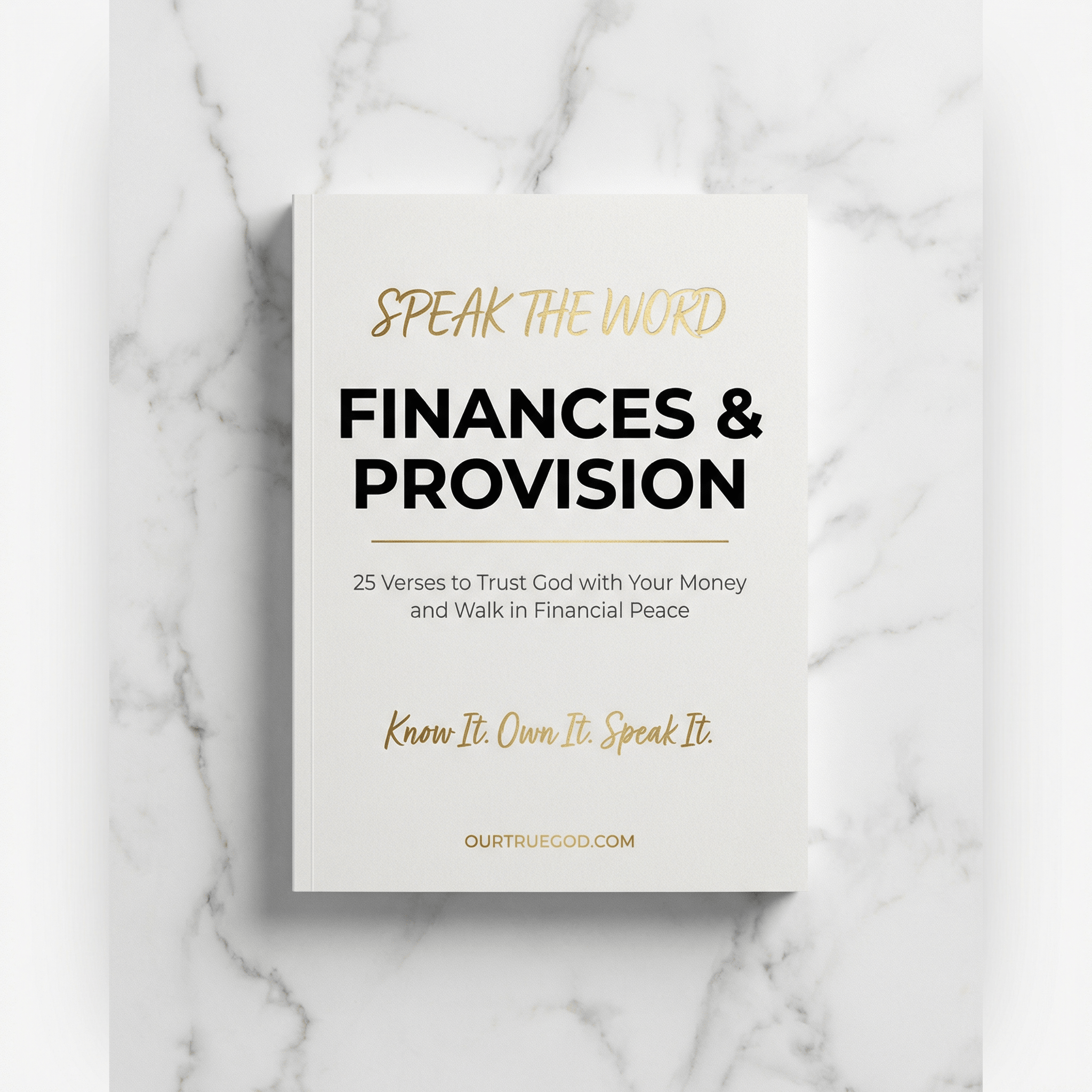 Our True God Digital Speak The Word: Finances & Provision