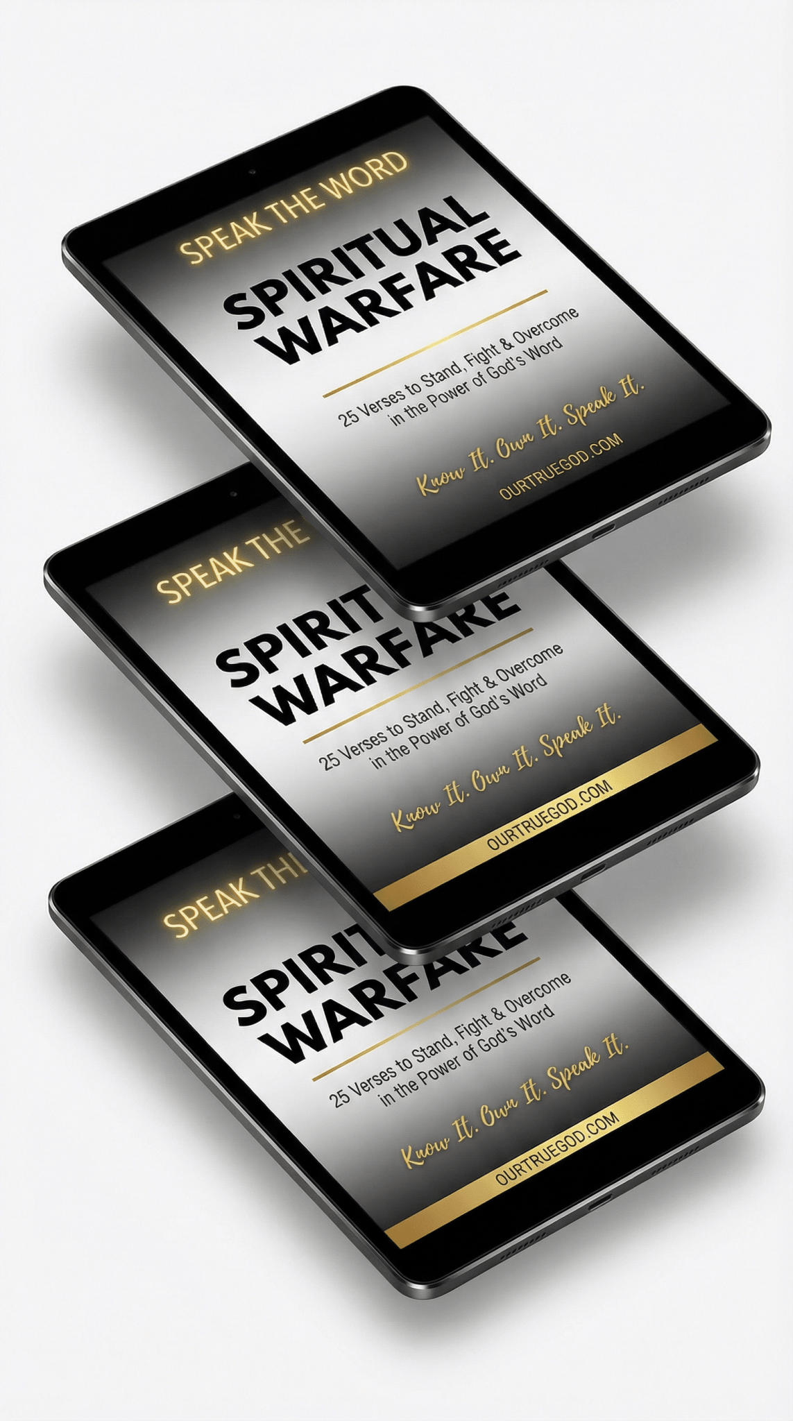 Our True God Digital Speak The Word: Spiritual Warfare