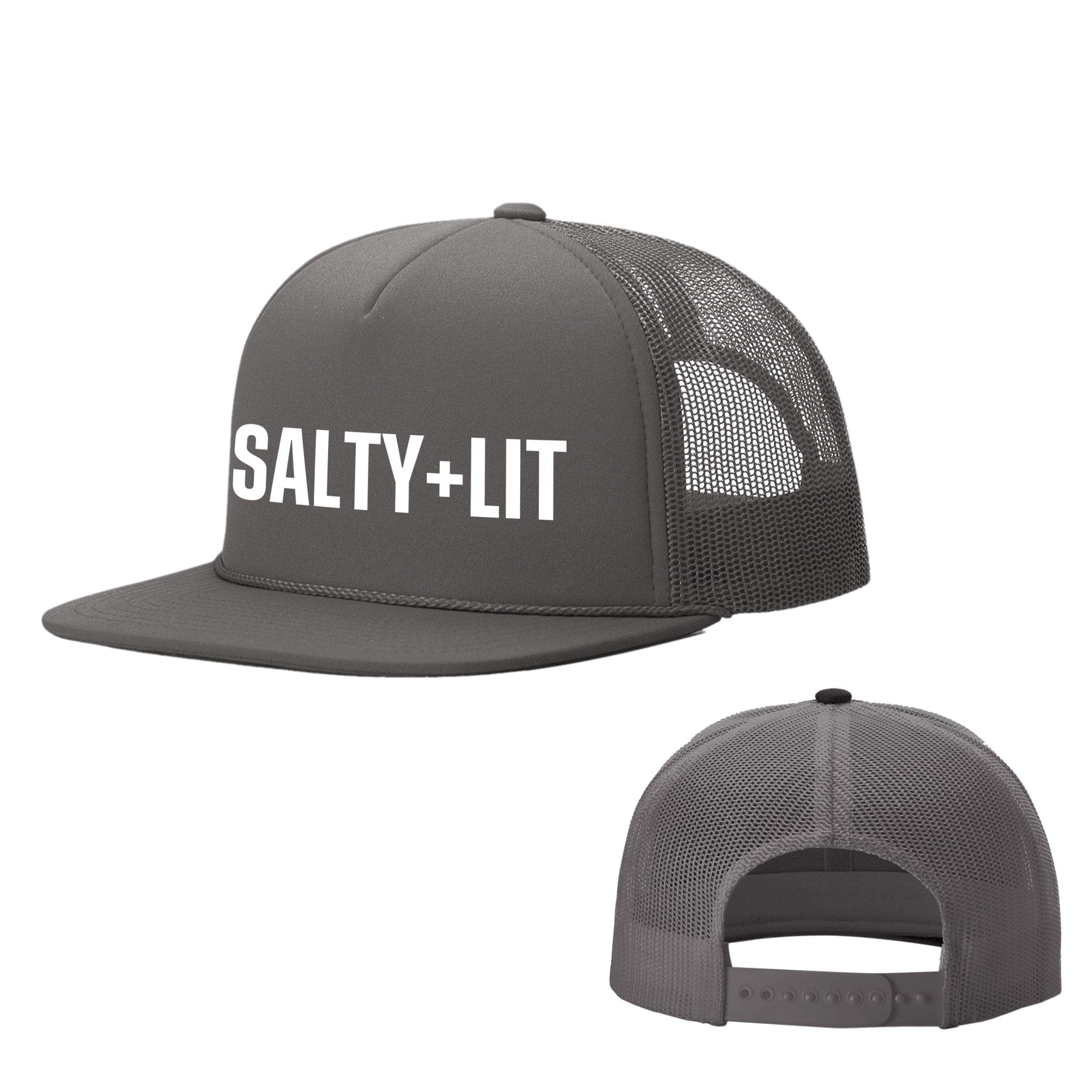 Our True God Hat Charcoal / One Size Salty + Lit Foam Trucker Hats