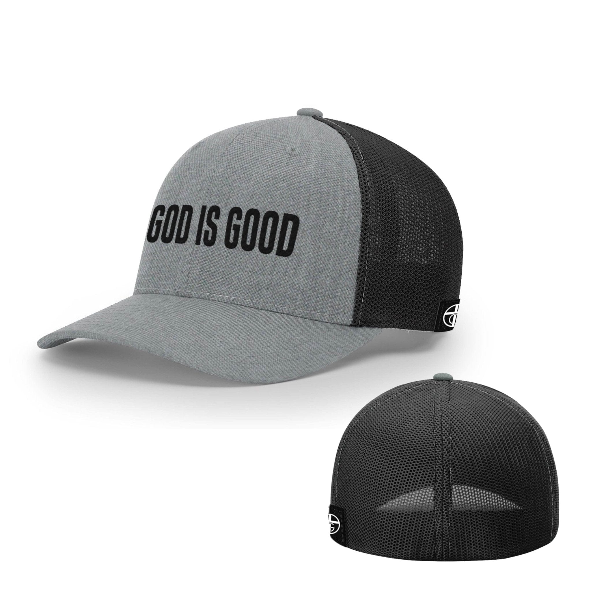 Our True God Hat Flexfit / Heather and Black / S/M God Is Good Hats