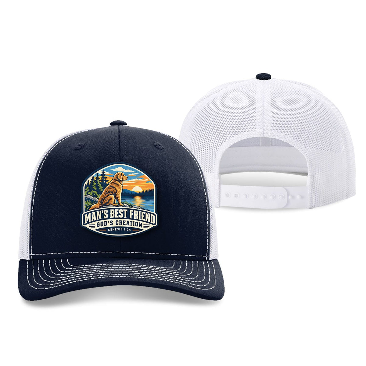 Our True God Hat Man’s Best Friend Trucker Hat