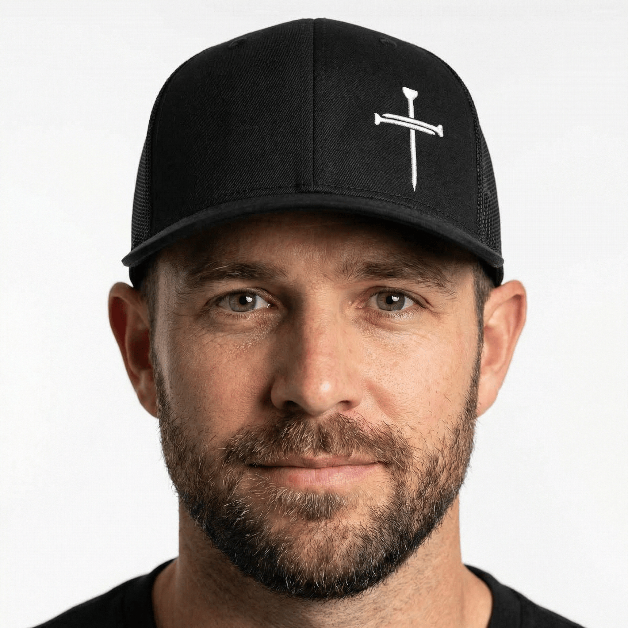 Our True God Hat Nail Cross Lower Left Hats