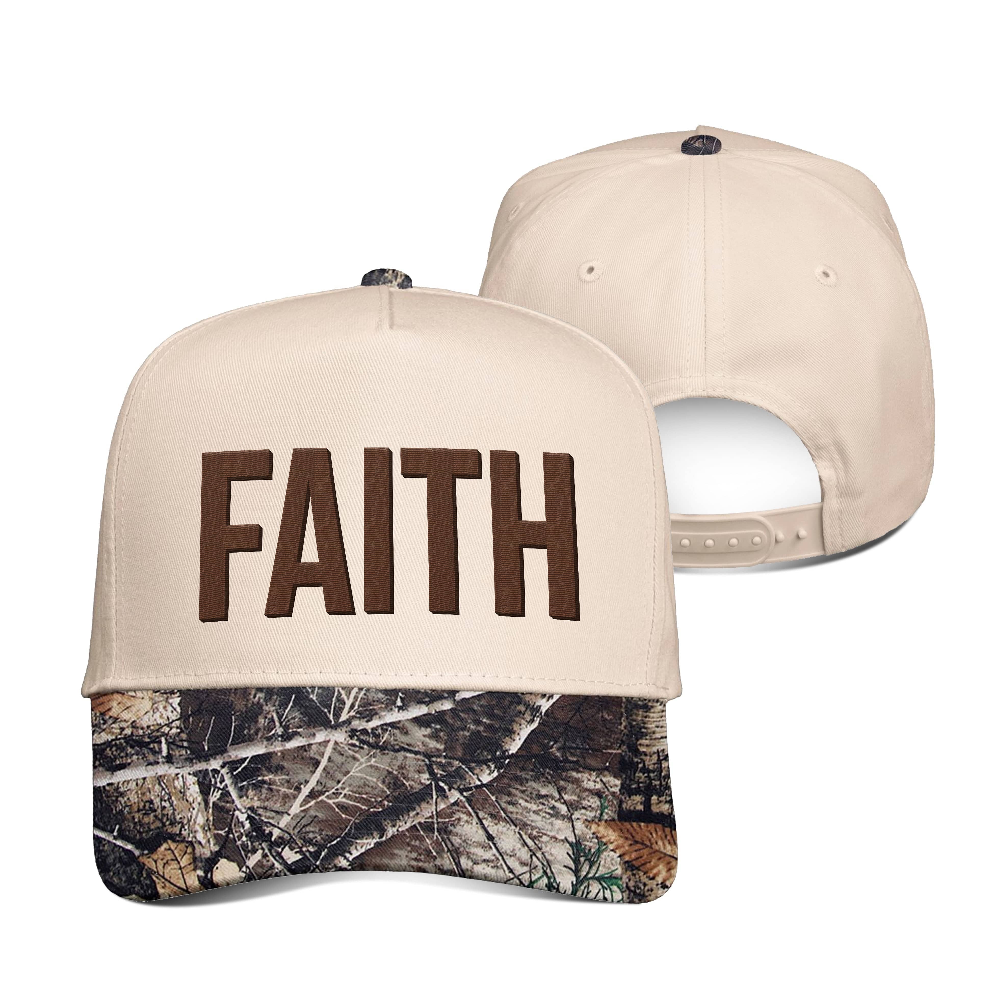 Our True God Hat One Size Faith Camo Brim Hats