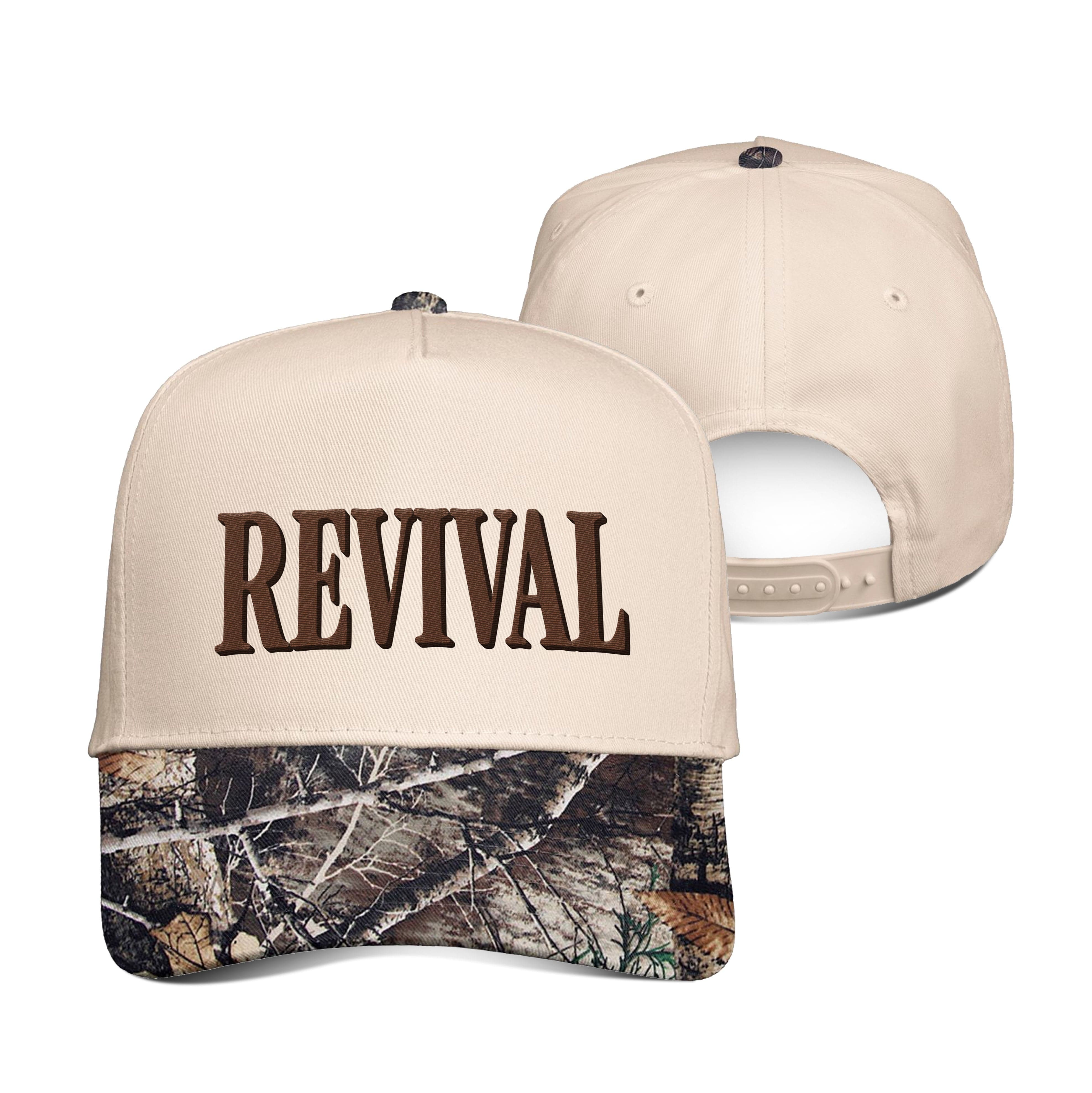 Our True God Hat One Size Revival Camo Brim Hats
