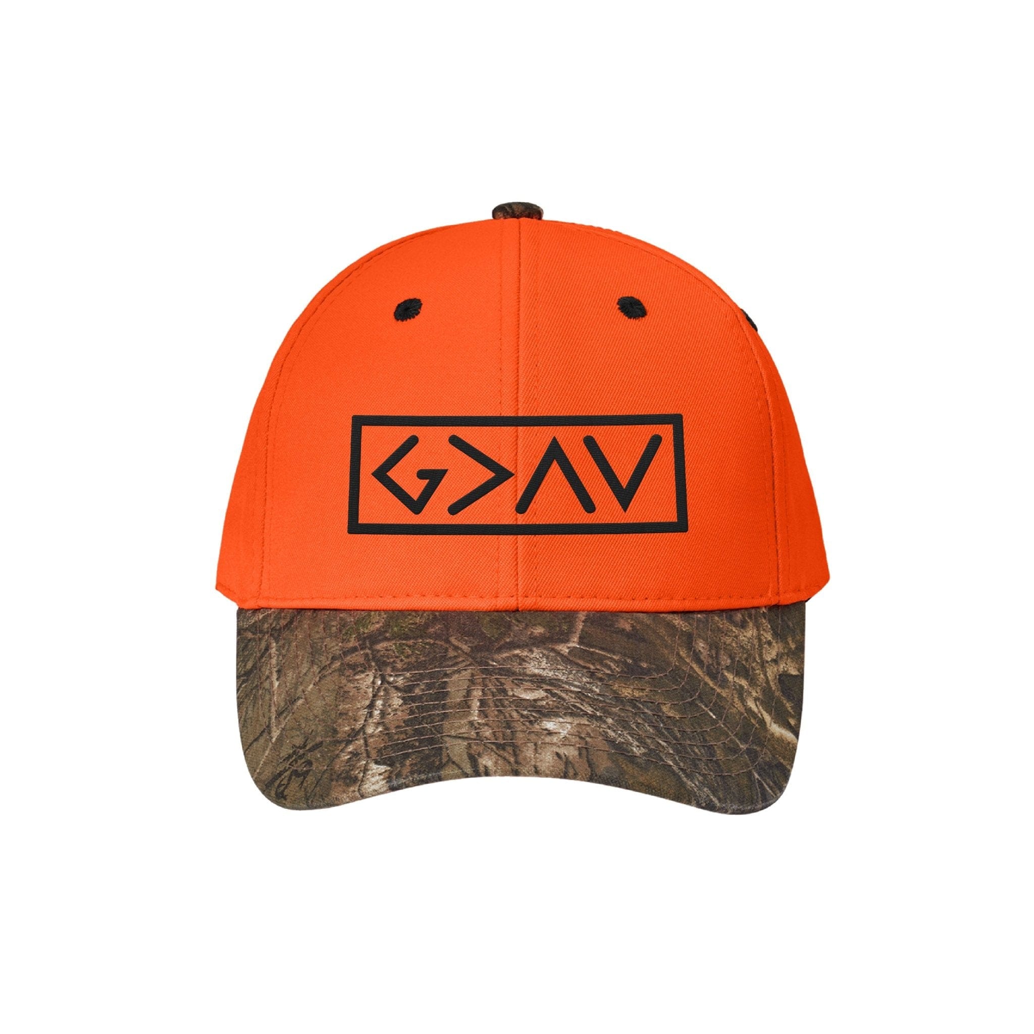 Our True God Hat Orange Blaze and Realtree Xtra / One Size God is Greater Than the Highs and Lows Realtree® Camo Hunting Hats
