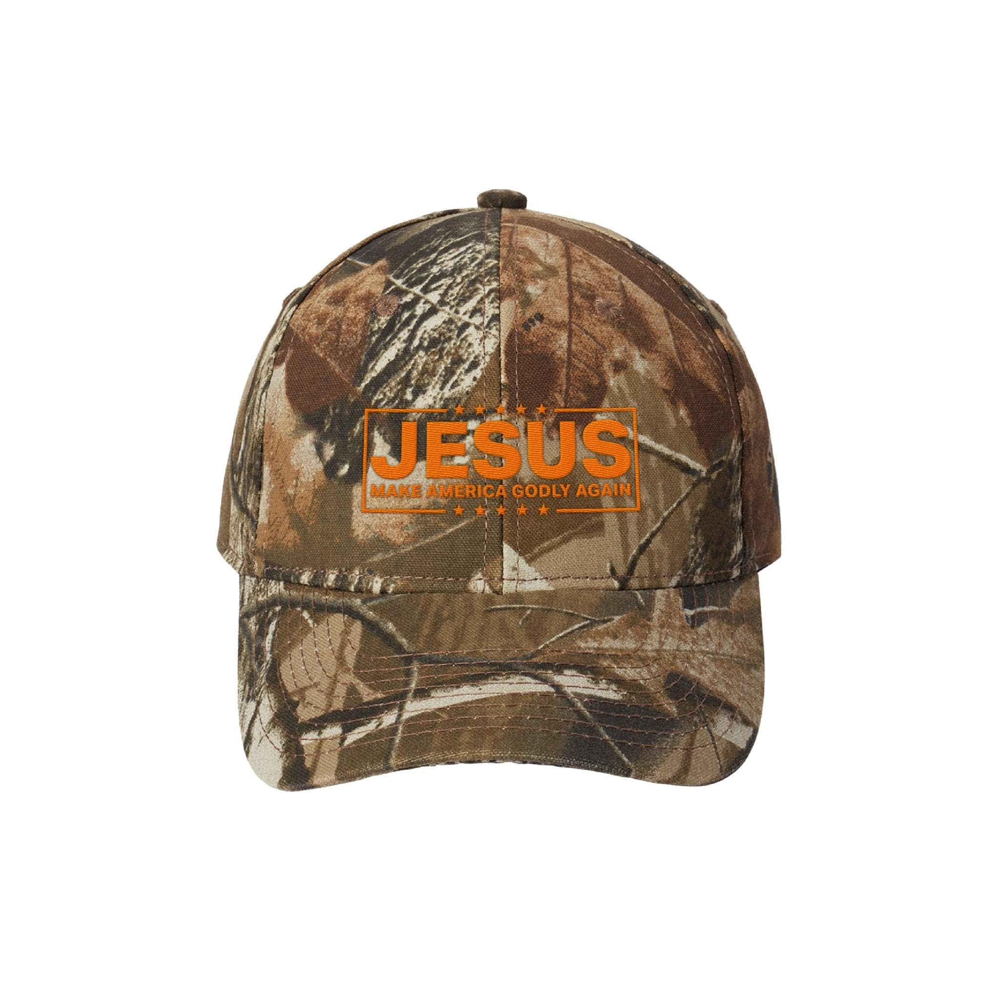 Our True God Hat Realtree Hardwoods / One Size Jesus Make America Godly Again Realtree® Camo Hunting Hats