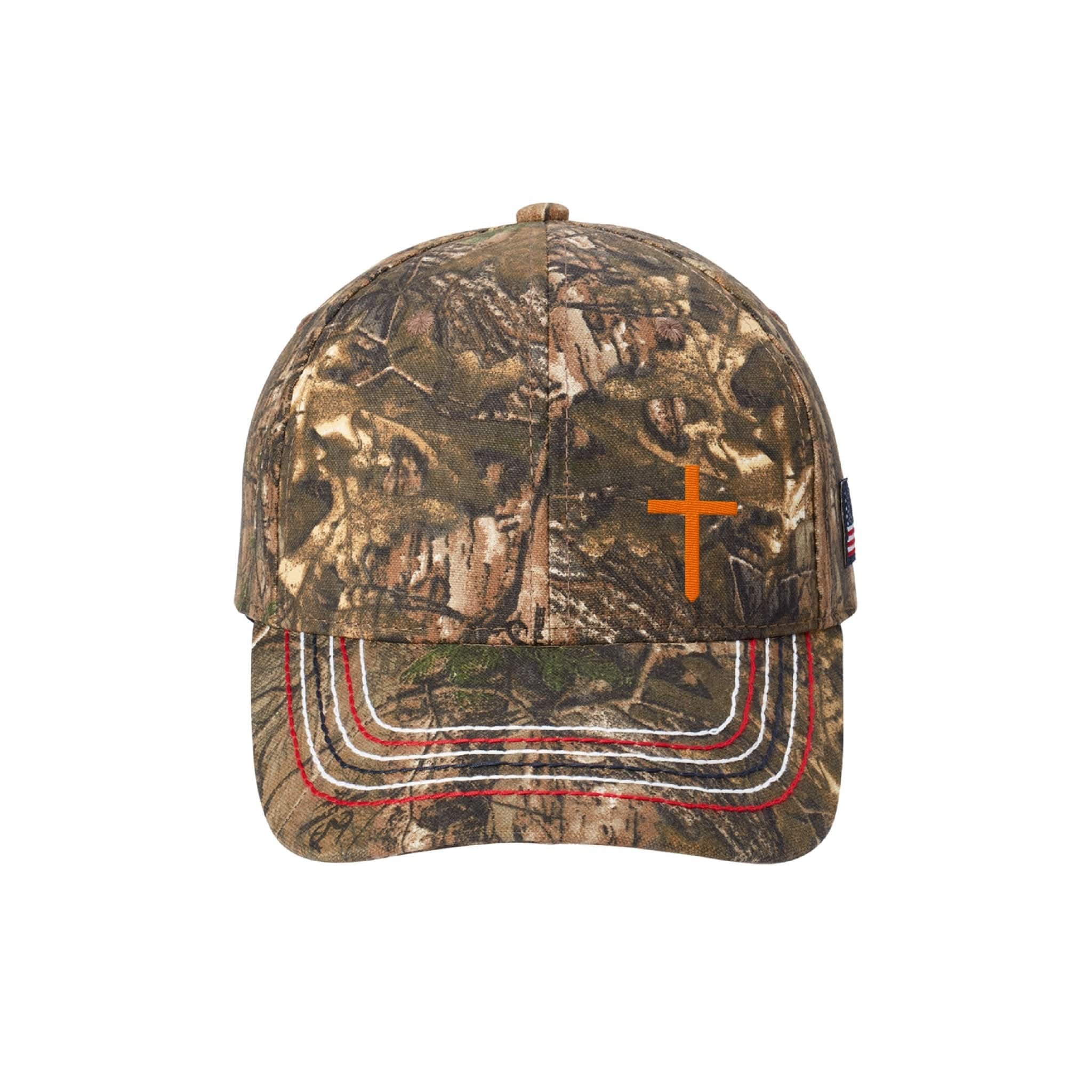 Our True God Hat Realtree Xtra / One Size Cross Lower Left Realtree® Camo Hunting Hats