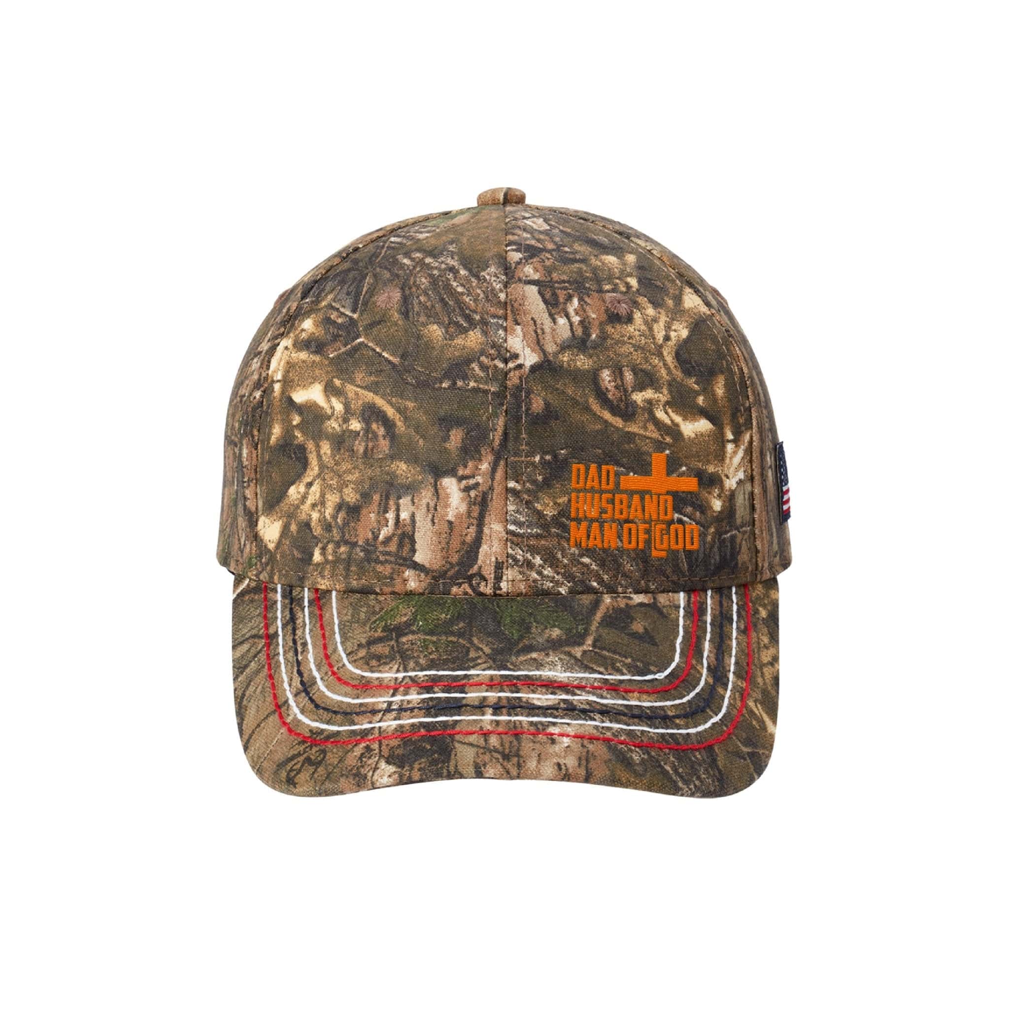 Our True God Hat Realtree Xtra / One Size Dad, Husband, Man of God Realtree® Camo Hunting Hats