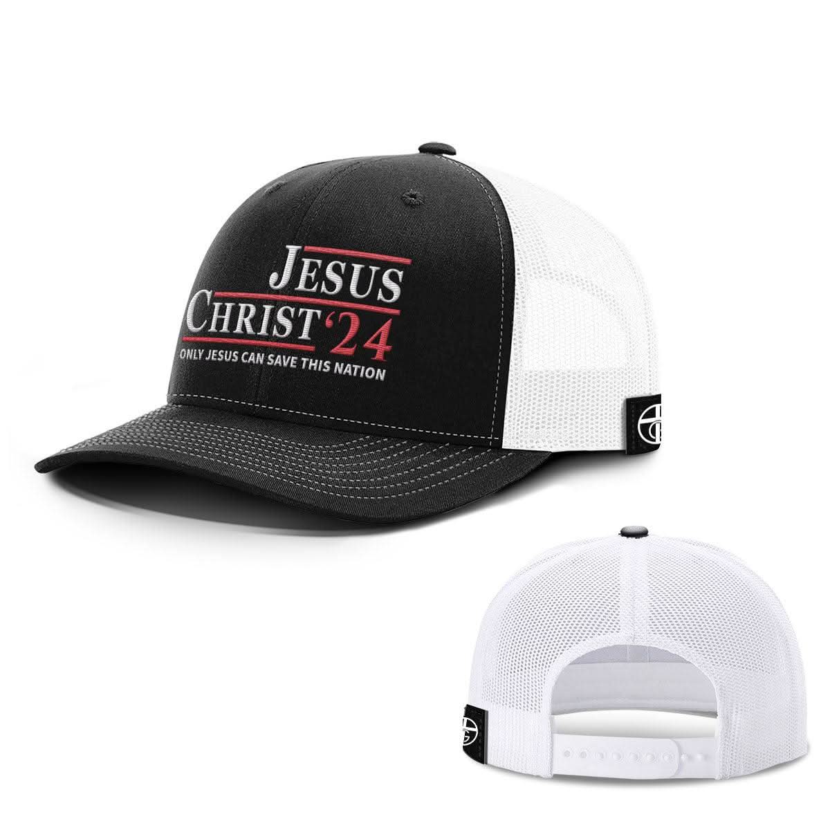 Our True God Hat Snapback / Black and White / One Size Jesus Christ'24 Hats