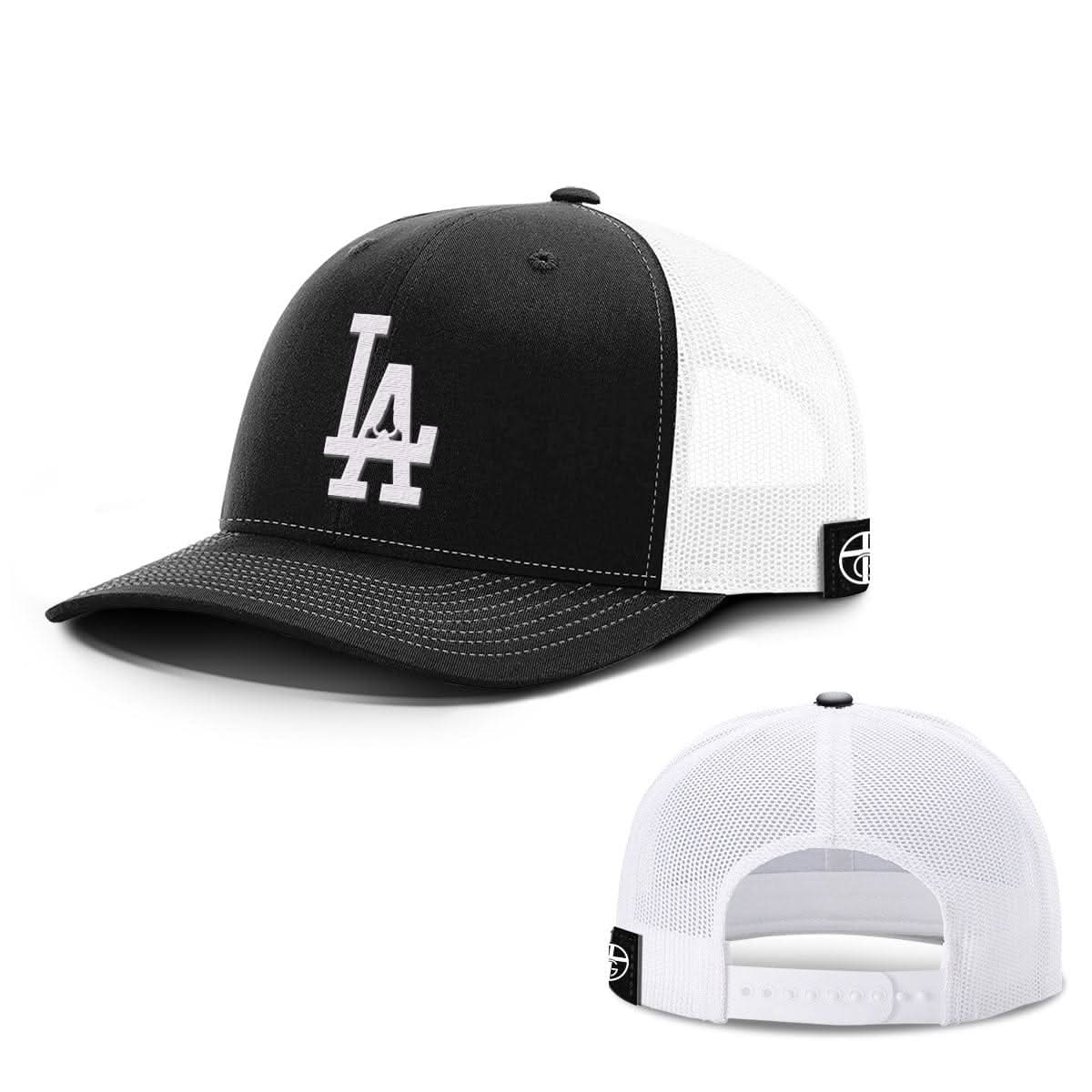 Our True God Hat Snapback / Black and White / One Size Pray For LA Hats