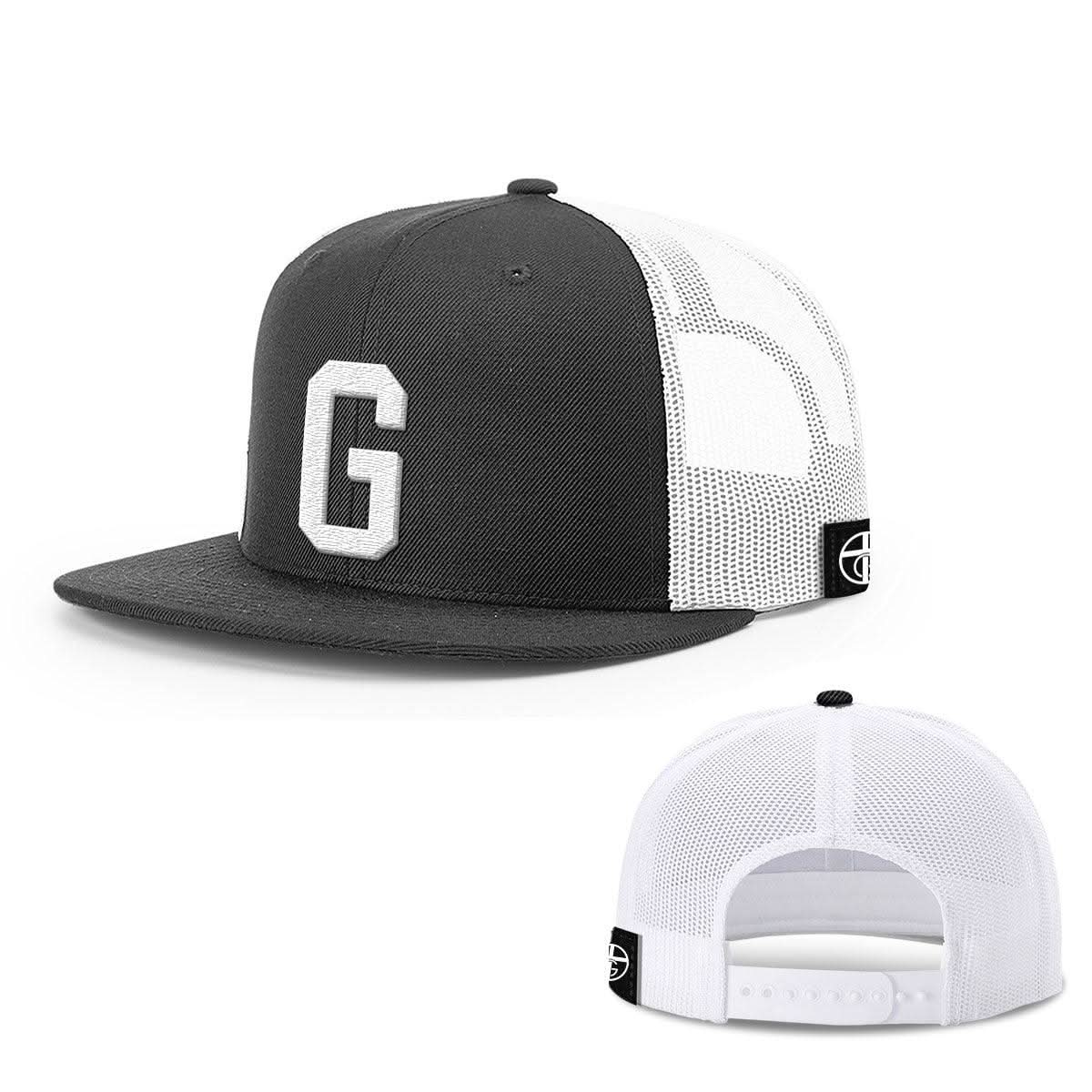 Our True God Hat Snapback Flatbill / Black and White / One Size God Above All Hat