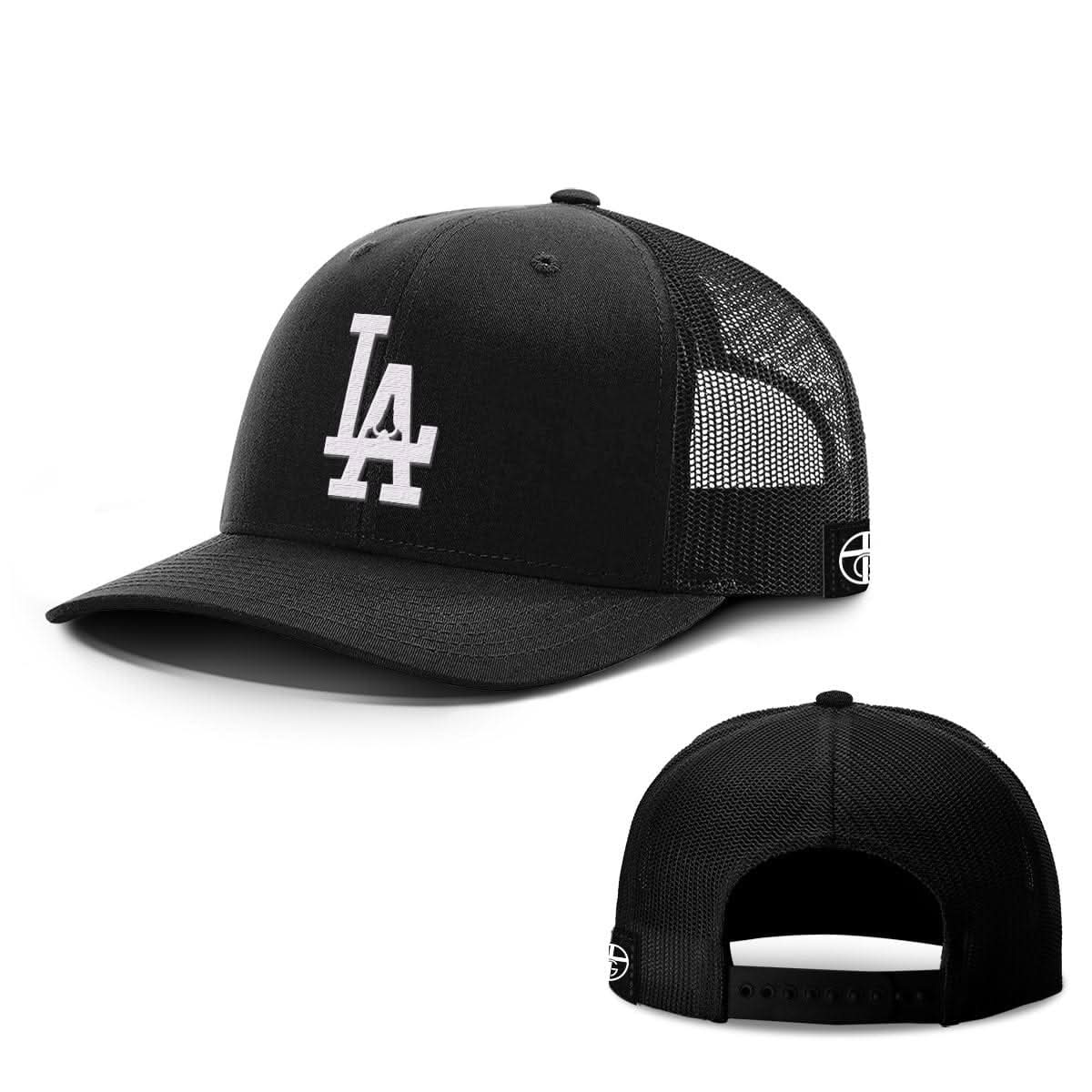 Our True God Hat Snapback / Full Black / One Size Pray For LA Hats
