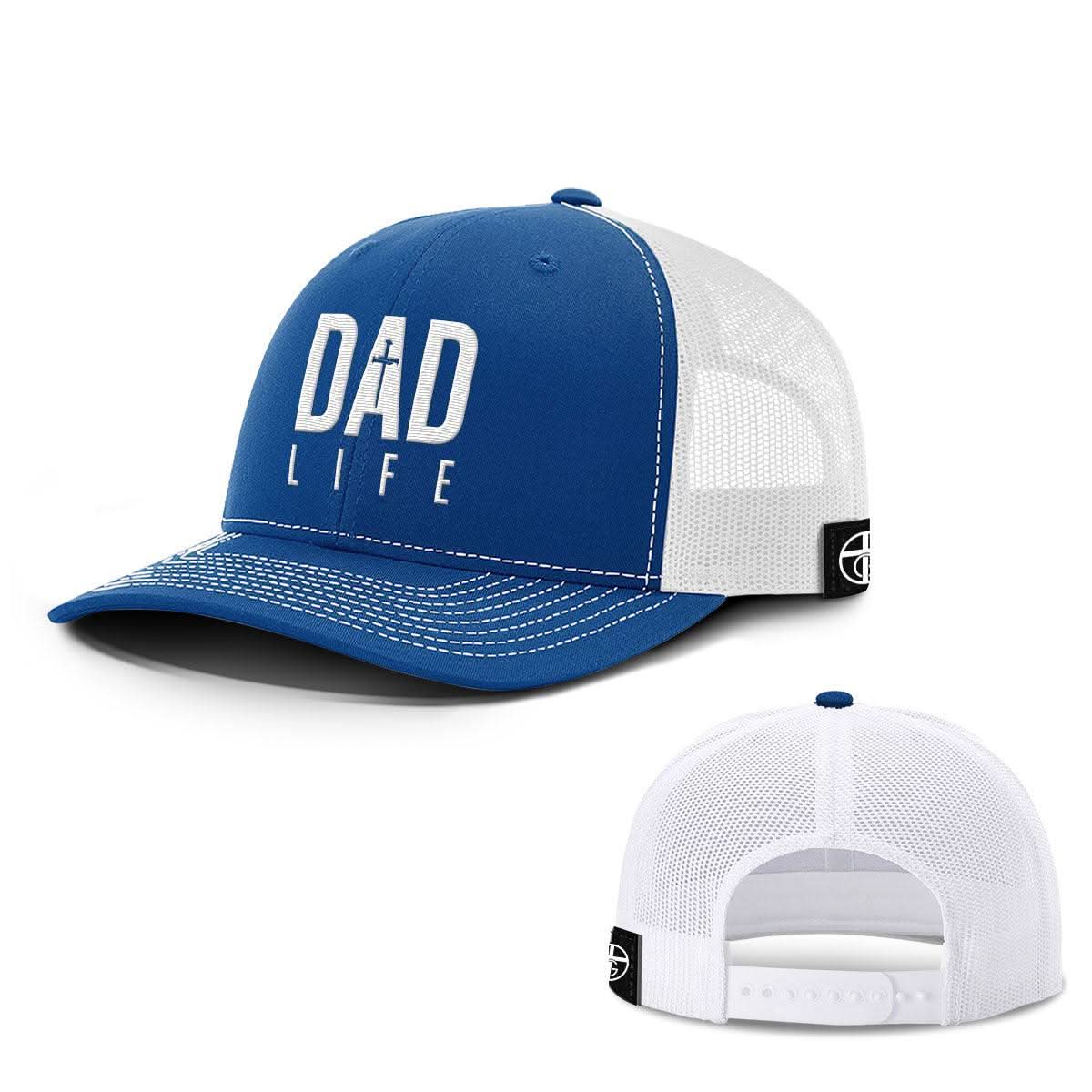 Our True God Hat Snapback / Royal Blue and White / One Size Dad Life Hats