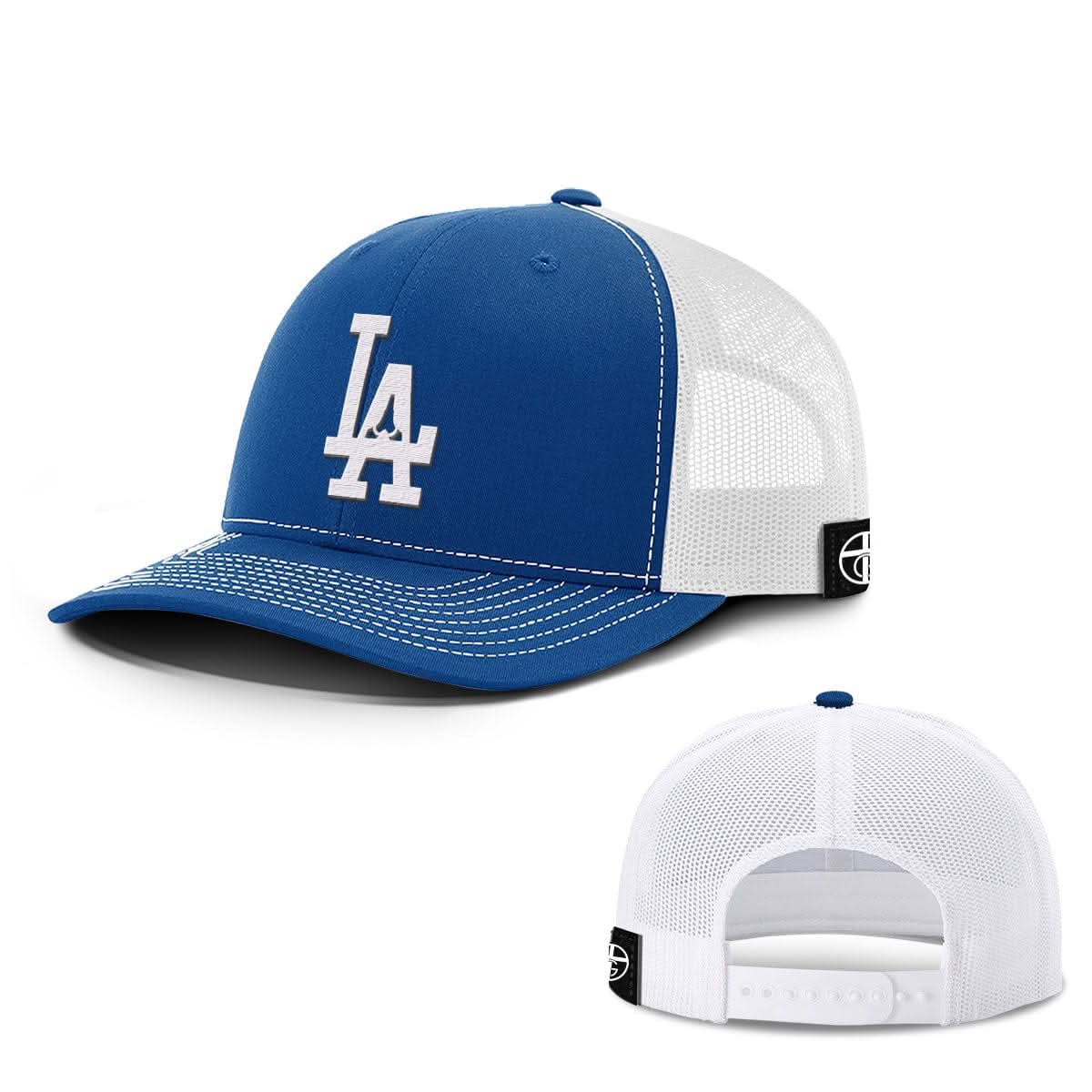 Our True God Hat Snapback / Royal Blue and White / One Size Pray For LA Hats