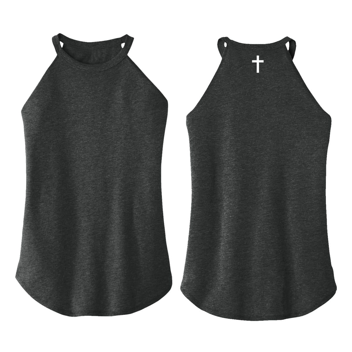 OurTrueGod Customs Apparel Cross Rocker Tank (Back)