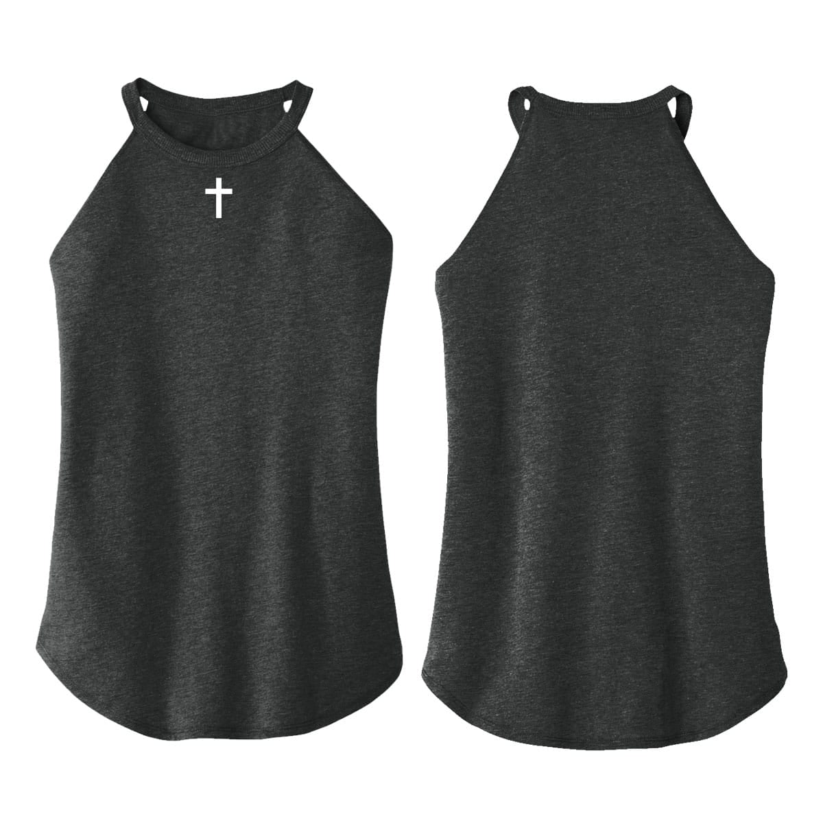 OurTrueGod Customs Apparel Cross Rocker Tank (Front)